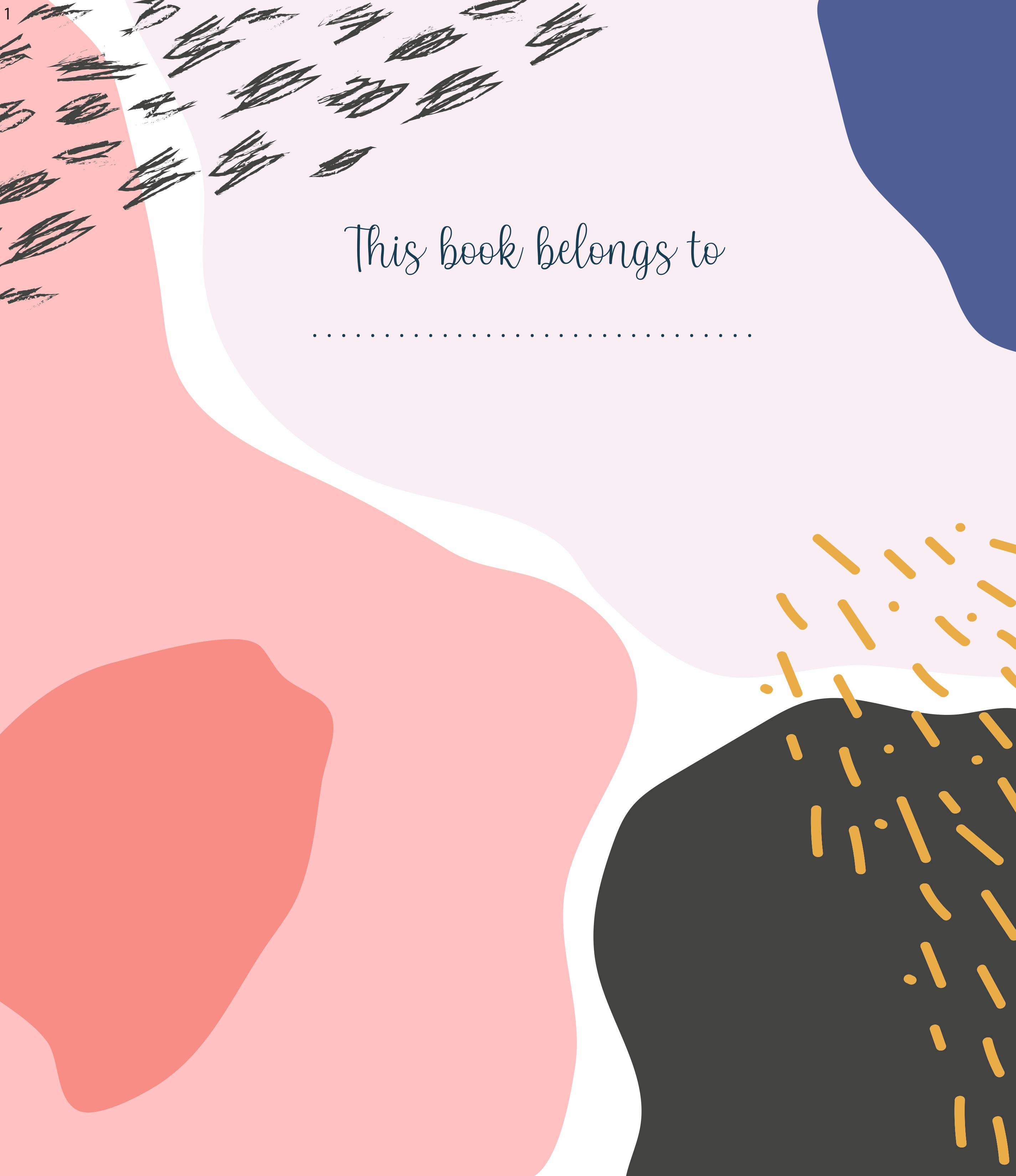 Birthday Record Book - Personalised