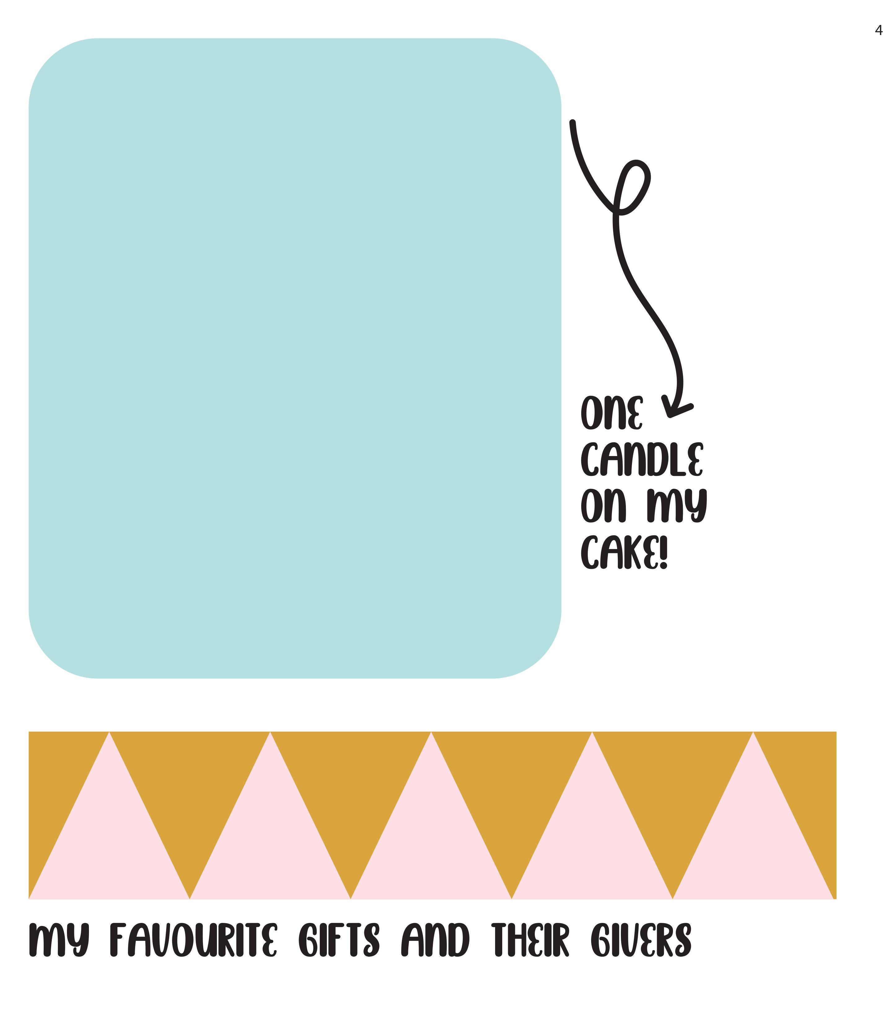 Birthday Record Book - Personalised