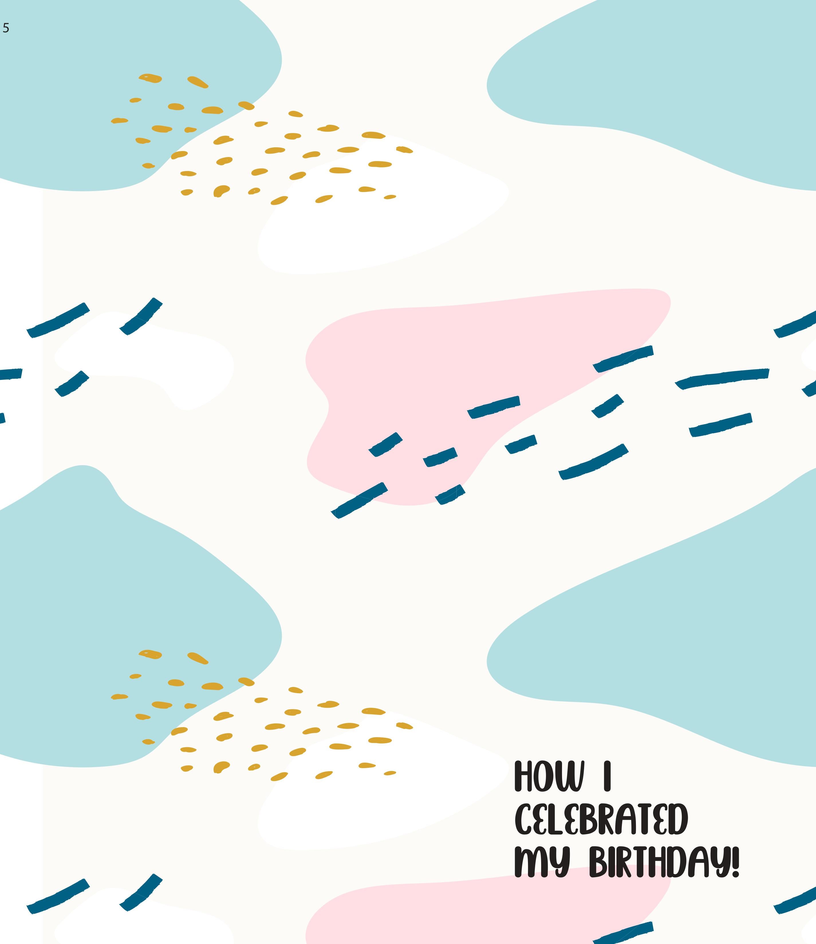 Birthday Record Book - Personalised