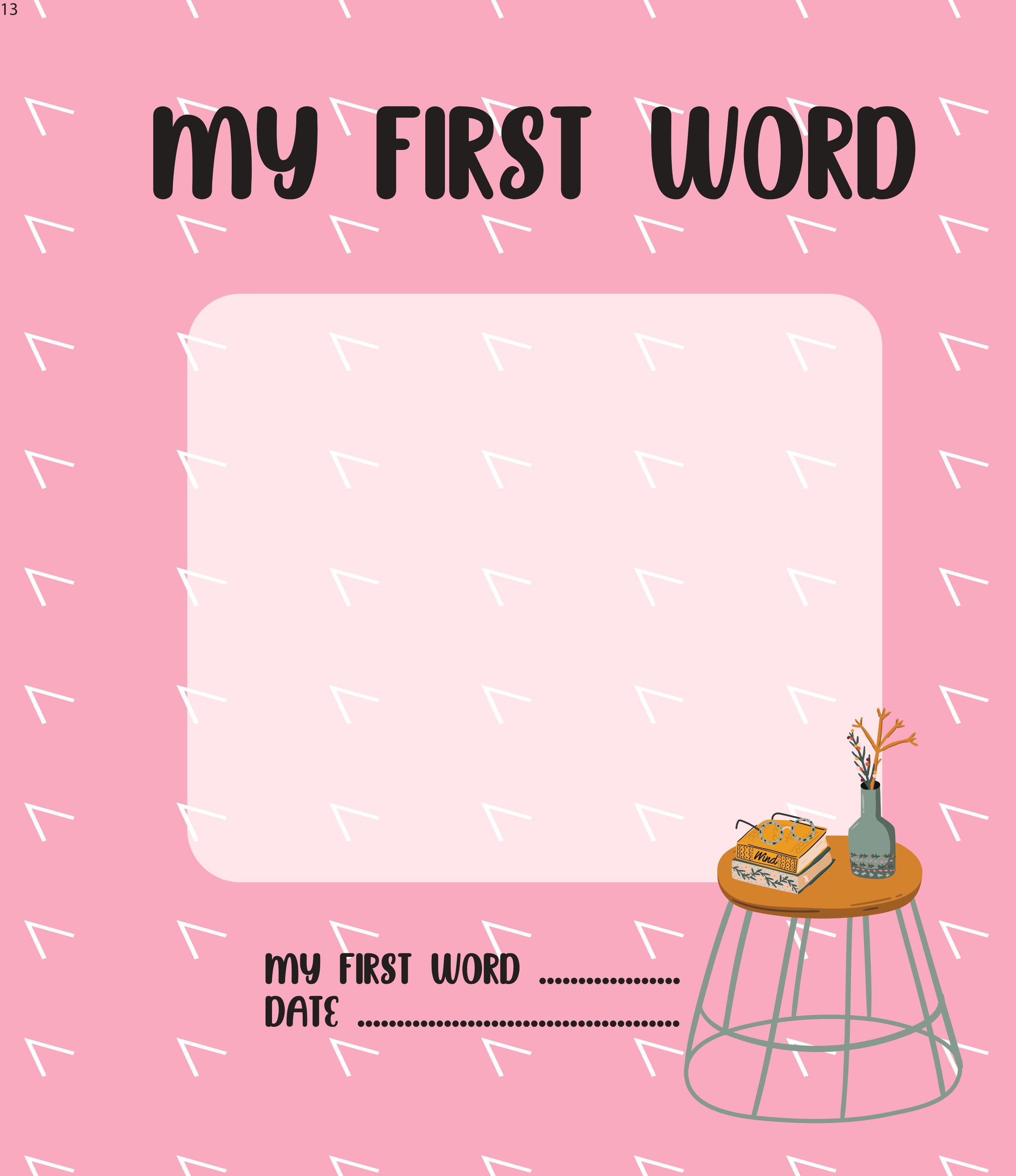 Book of Firsts - Personalised