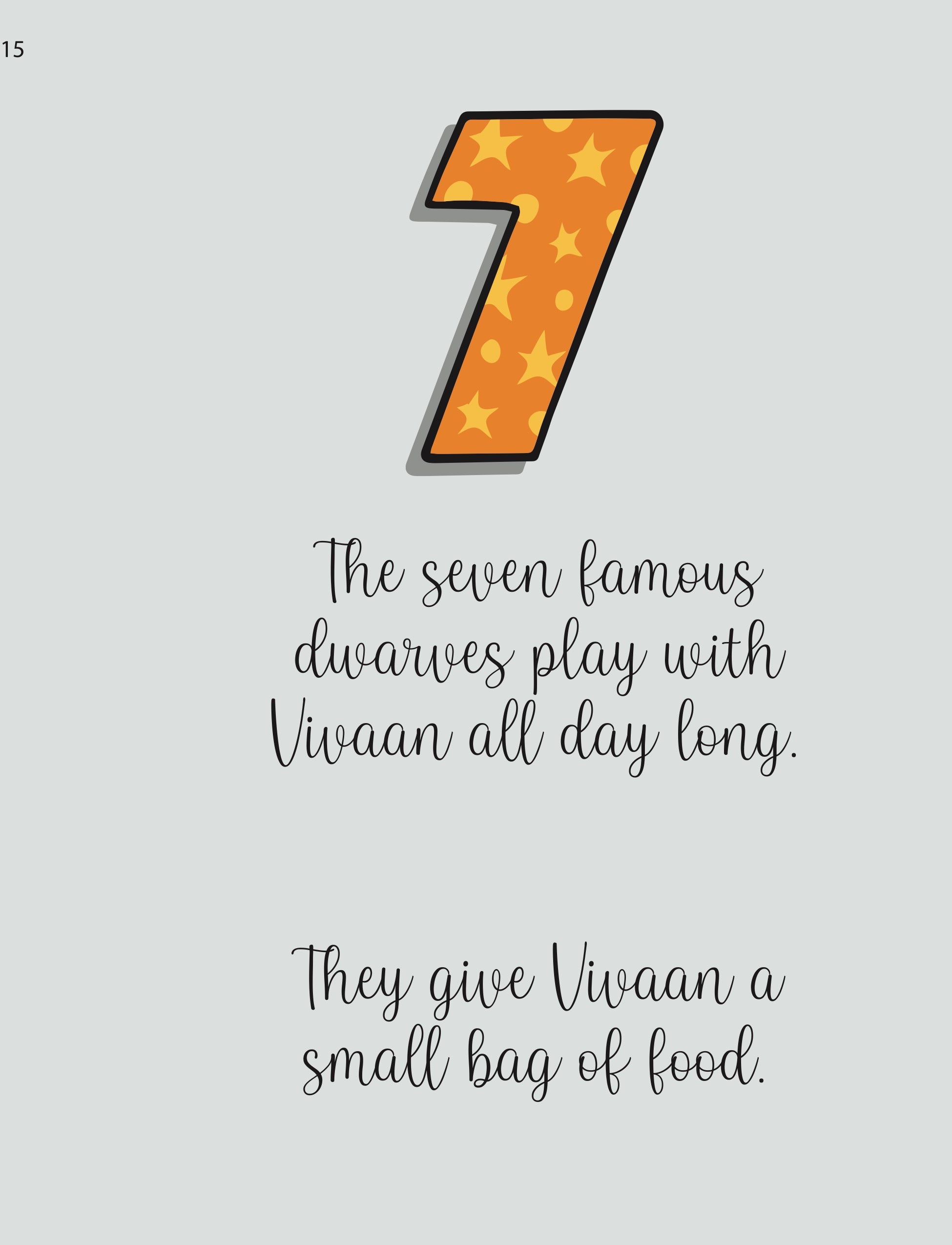 Counting StoryBook - Personalised