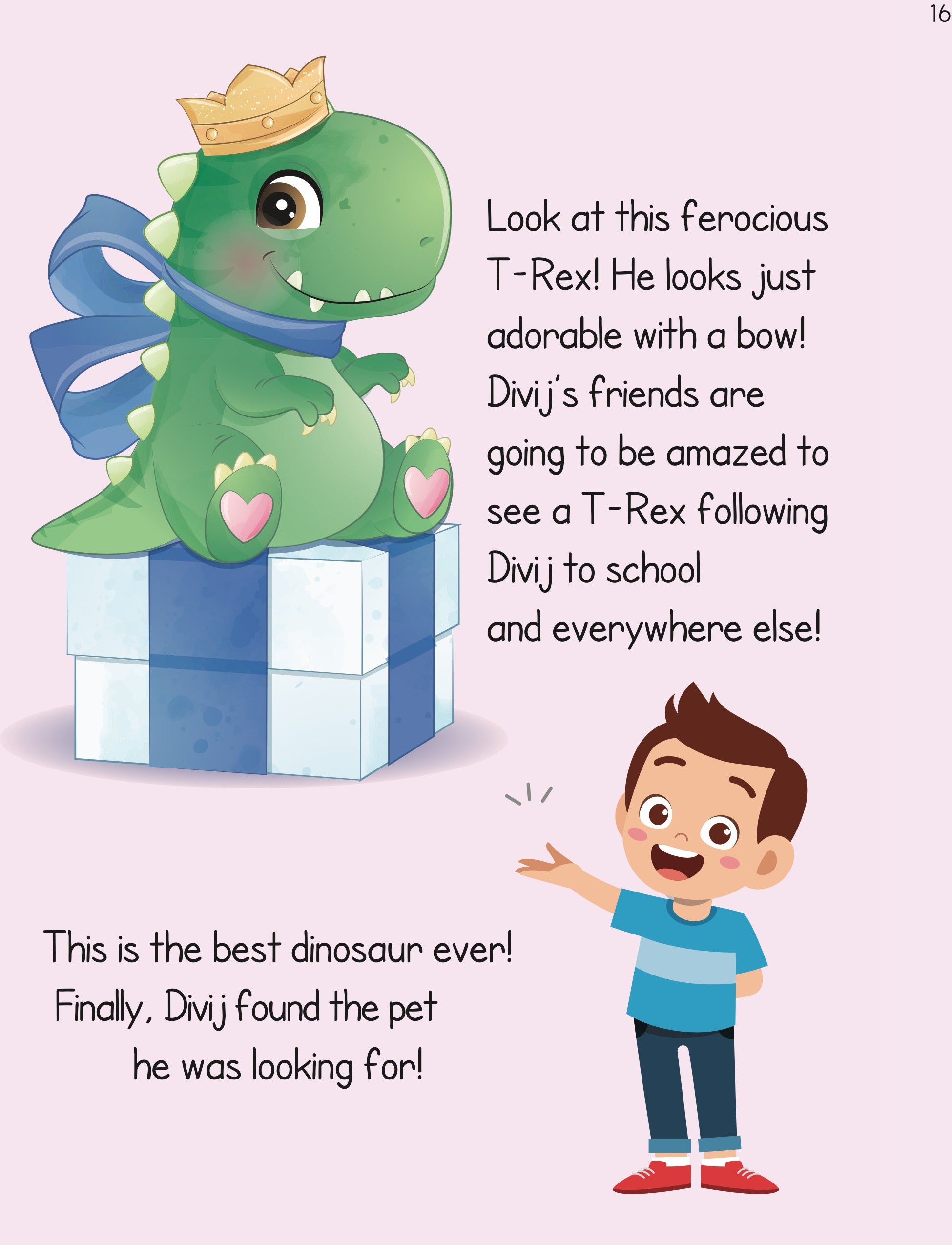 Dinosaurs storybook - Personalised