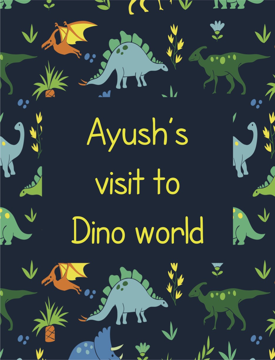Dinosaurs storybook - Personalised