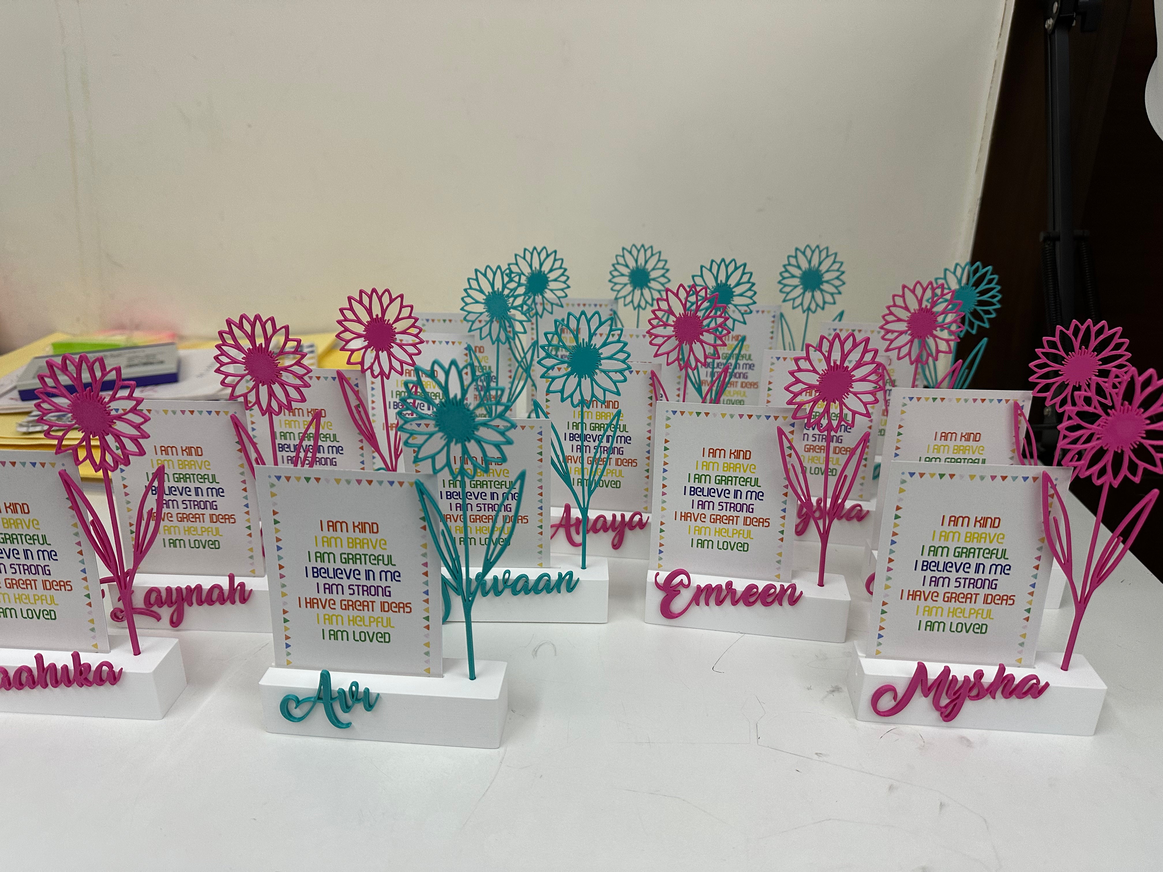 Desk Charms Photo & Notes Holder PERSONALISED