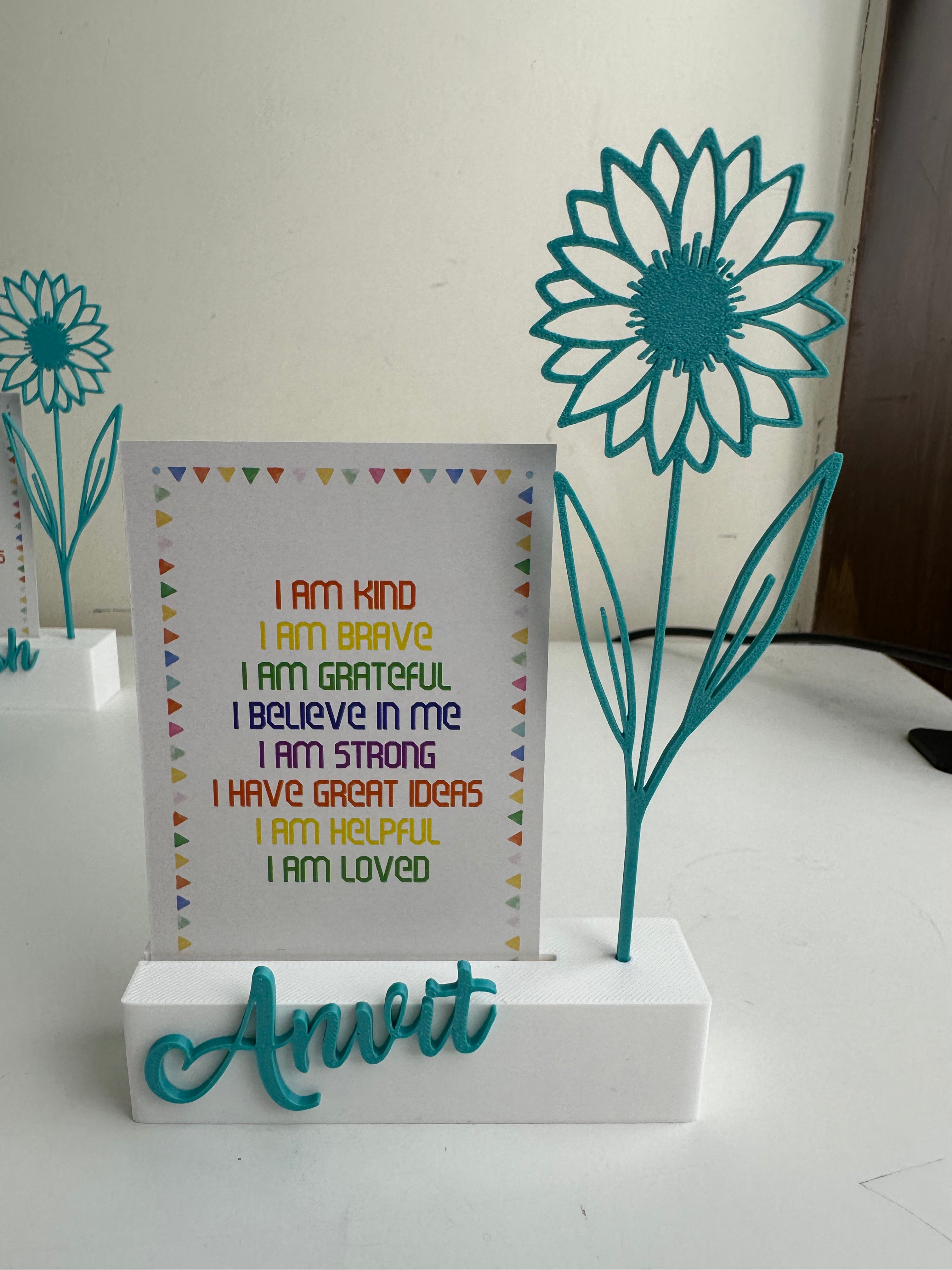 Desk Charms Photo & Notes Holder PERSONALISED