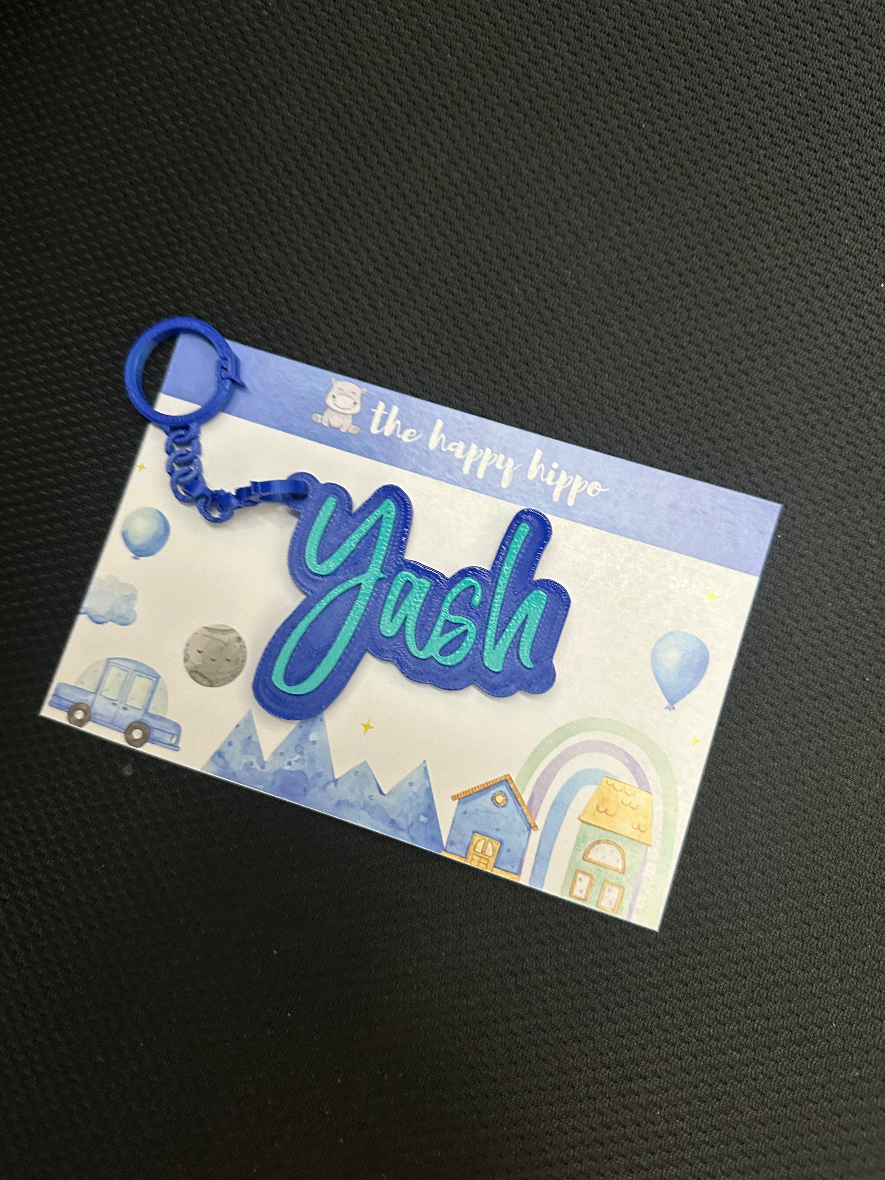 NamePop Keychain Personalised