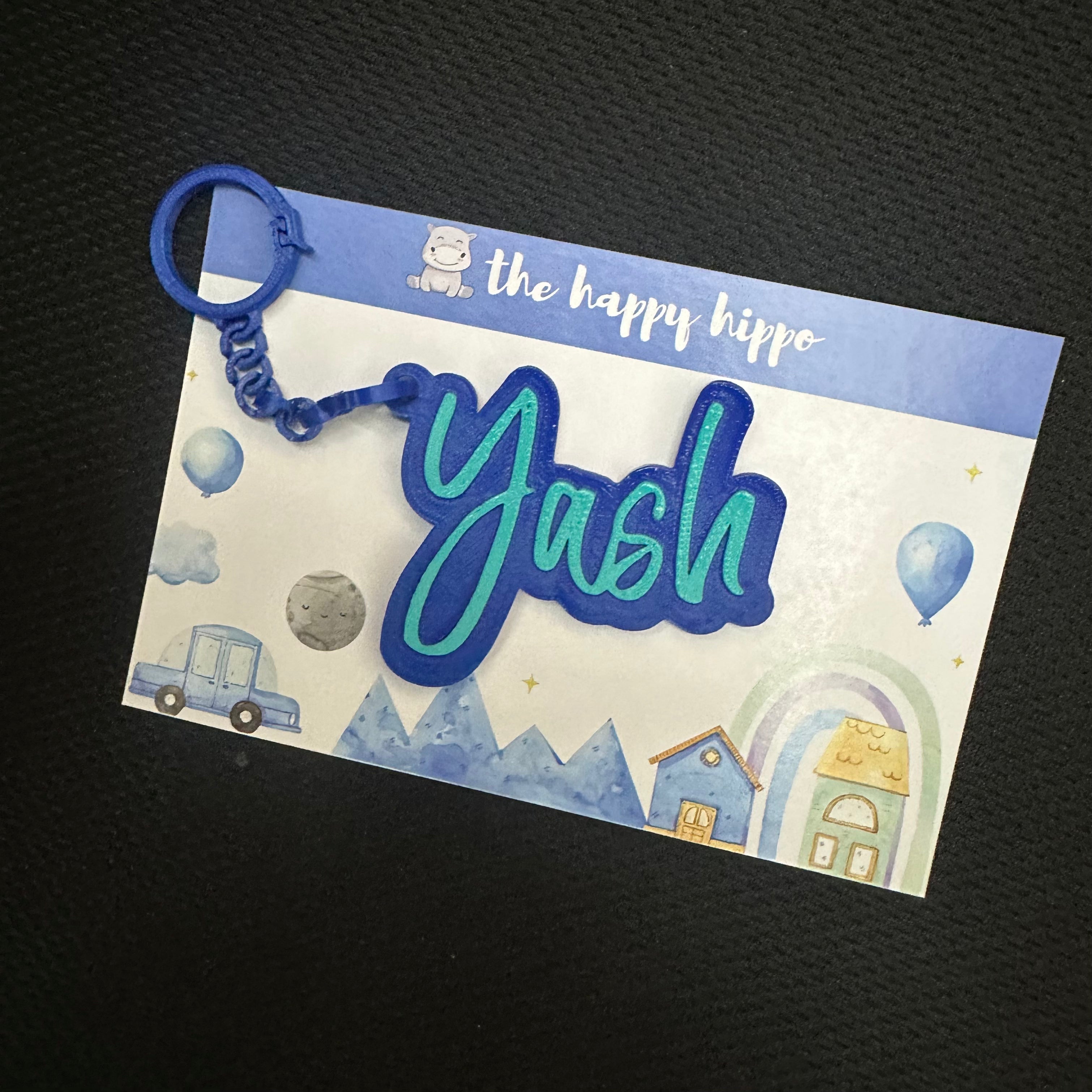 NamePop Pencil Topper + Keychain Personalised combo