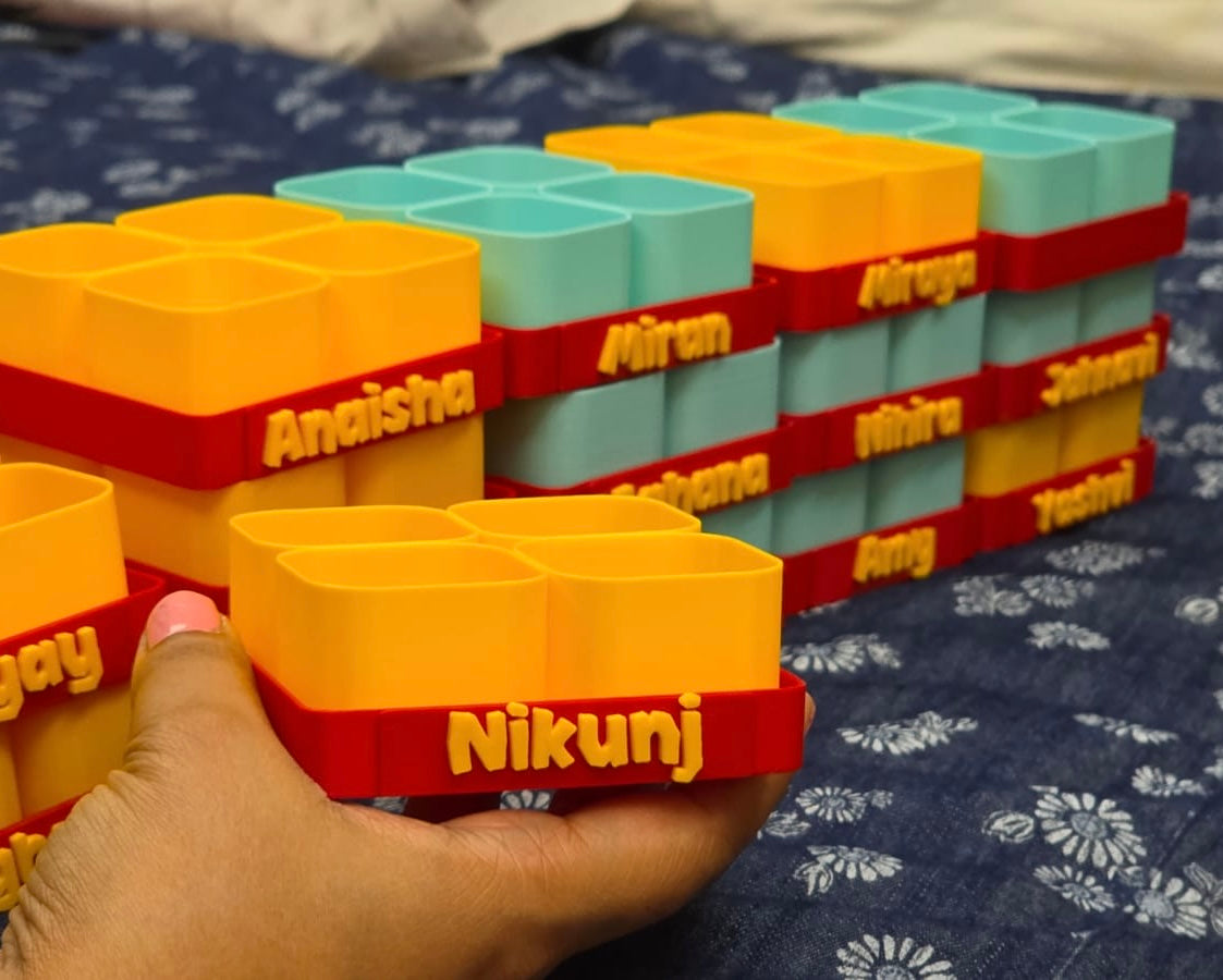 BEEJ - A Personalised SEED STARTER KIT | Grow Your Own Plants at Home | 4 POTS