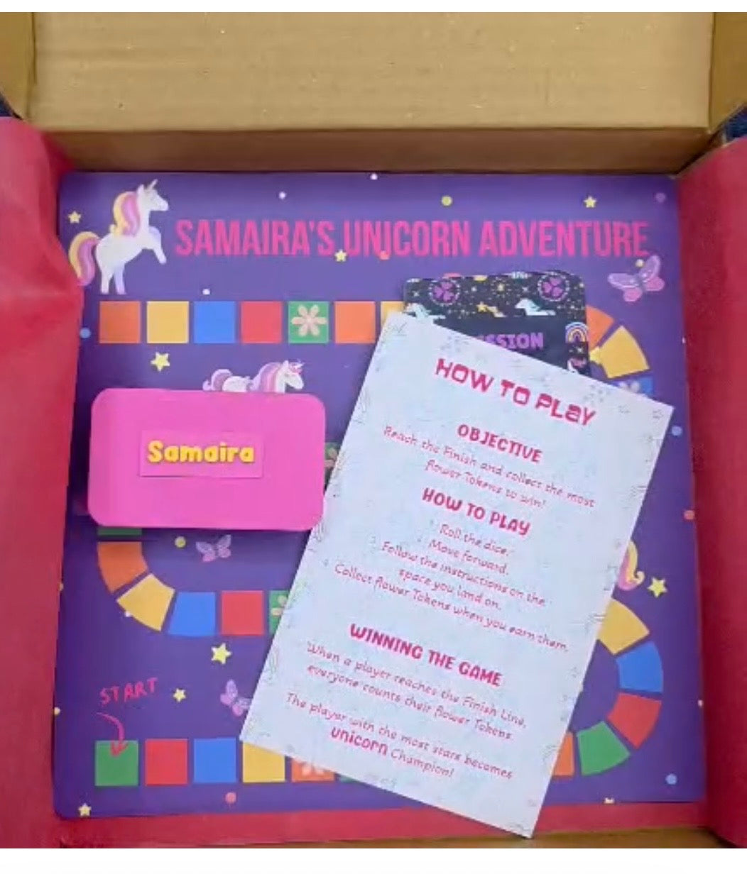 The Game Box with Custom Theme Tokens Personalised | Unicorn theme