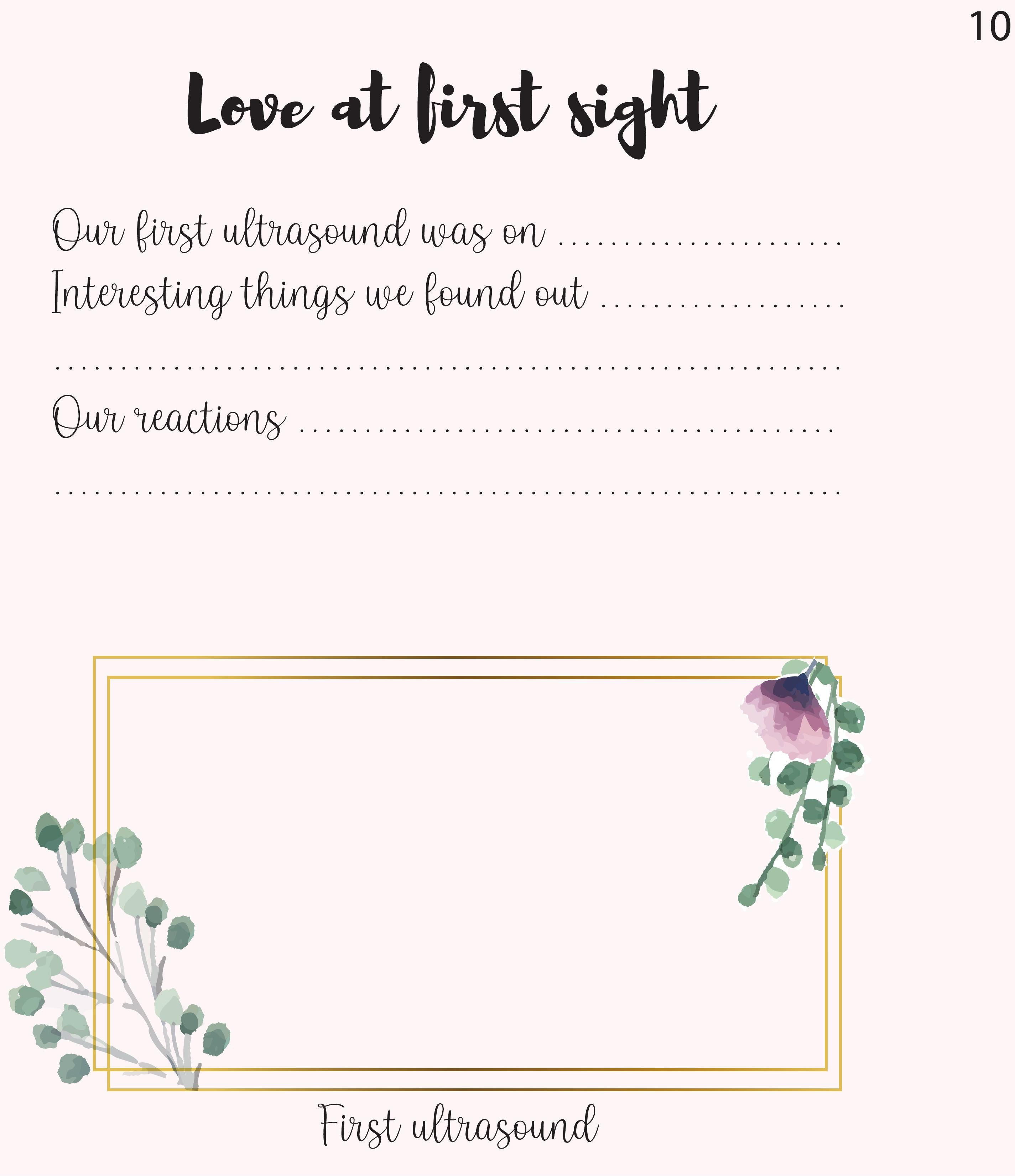 Pregnancy Journal with Photo Cover The Happy Hippo