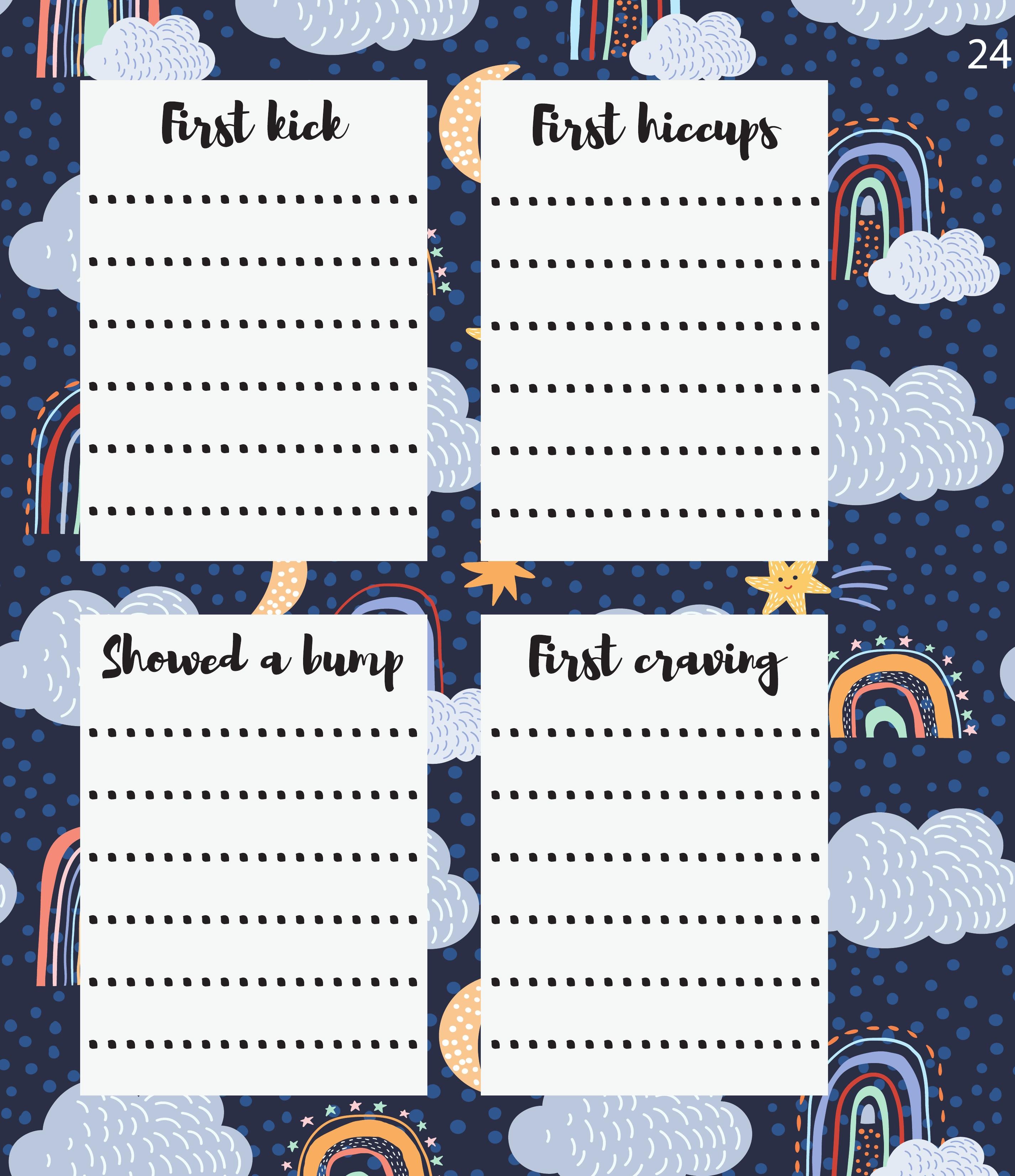 Pregnancy Journal with Photo Cover The Happy Hippo