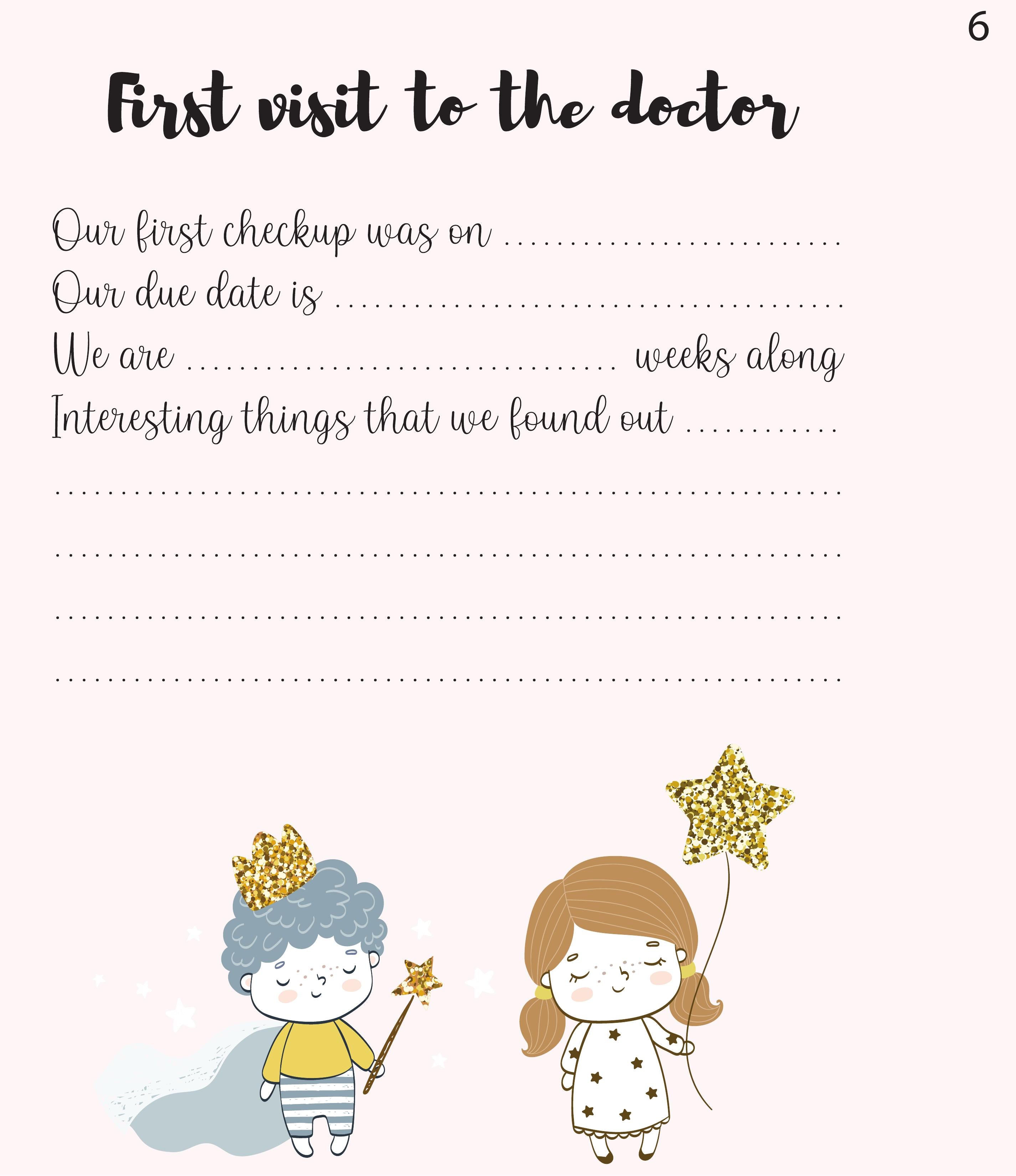 Pregnancy Journal with Photo Cover The Happy Hippo