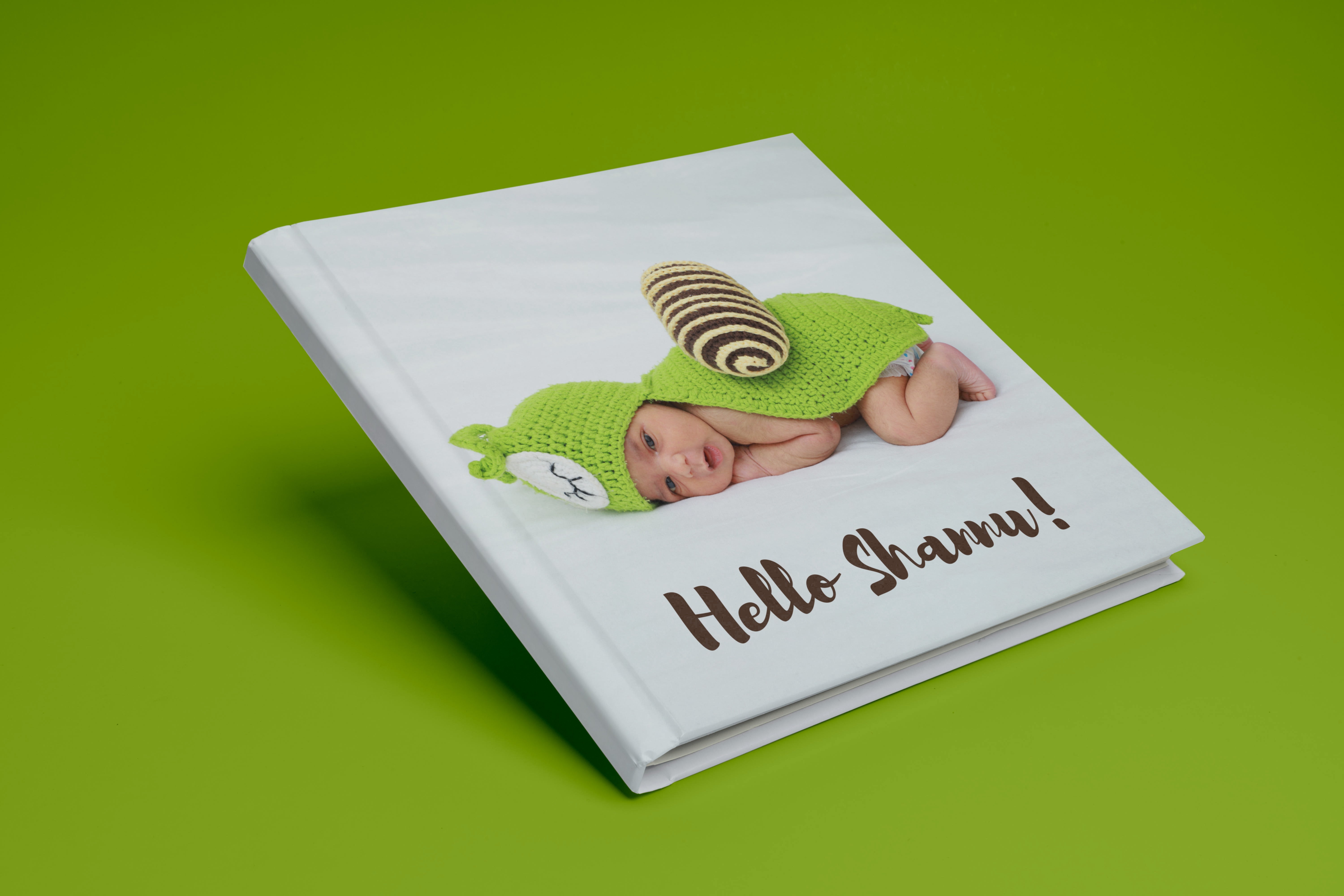 Personalised Baby Record Album - With photo cover