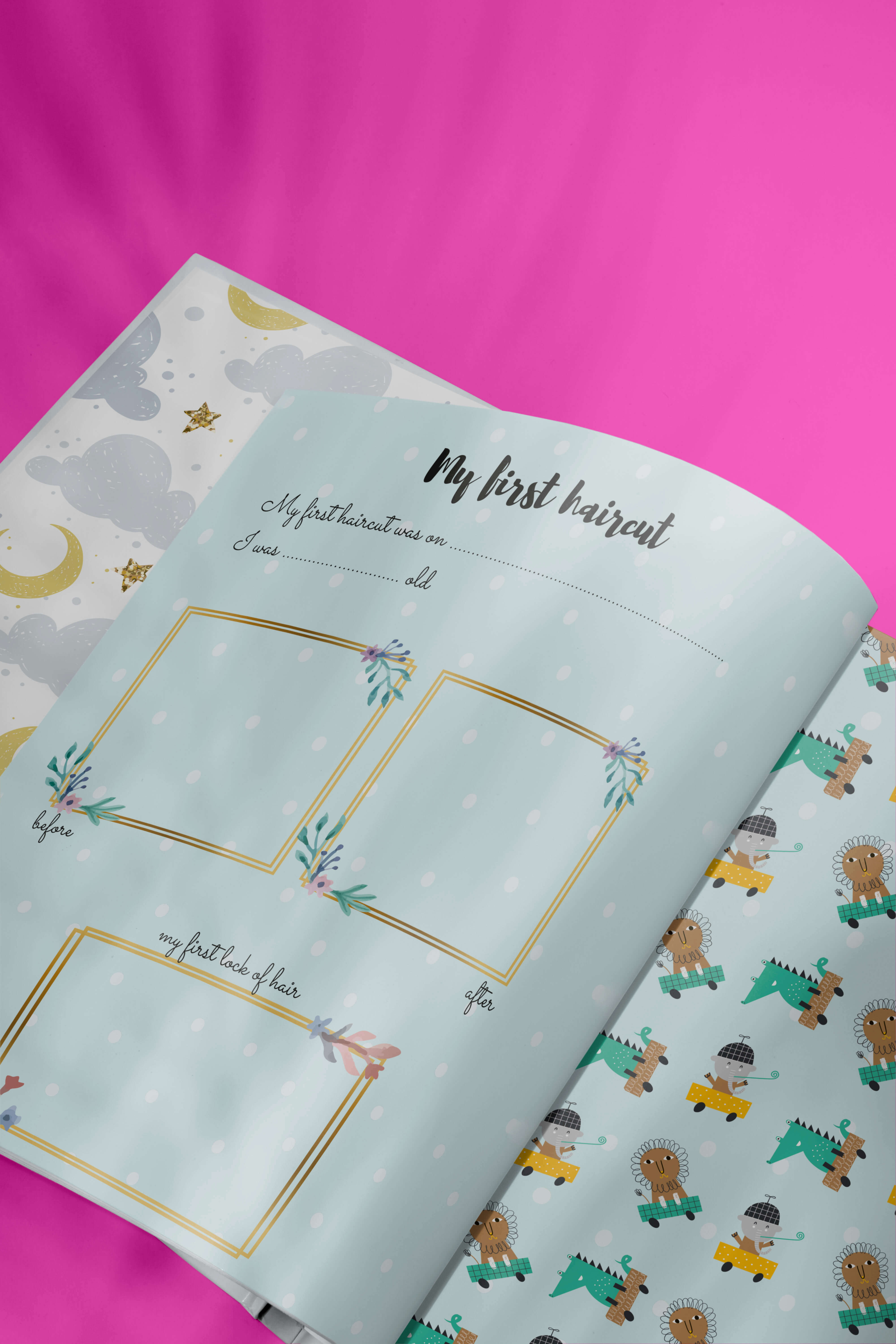 Baby Record Album for Girls without customisation