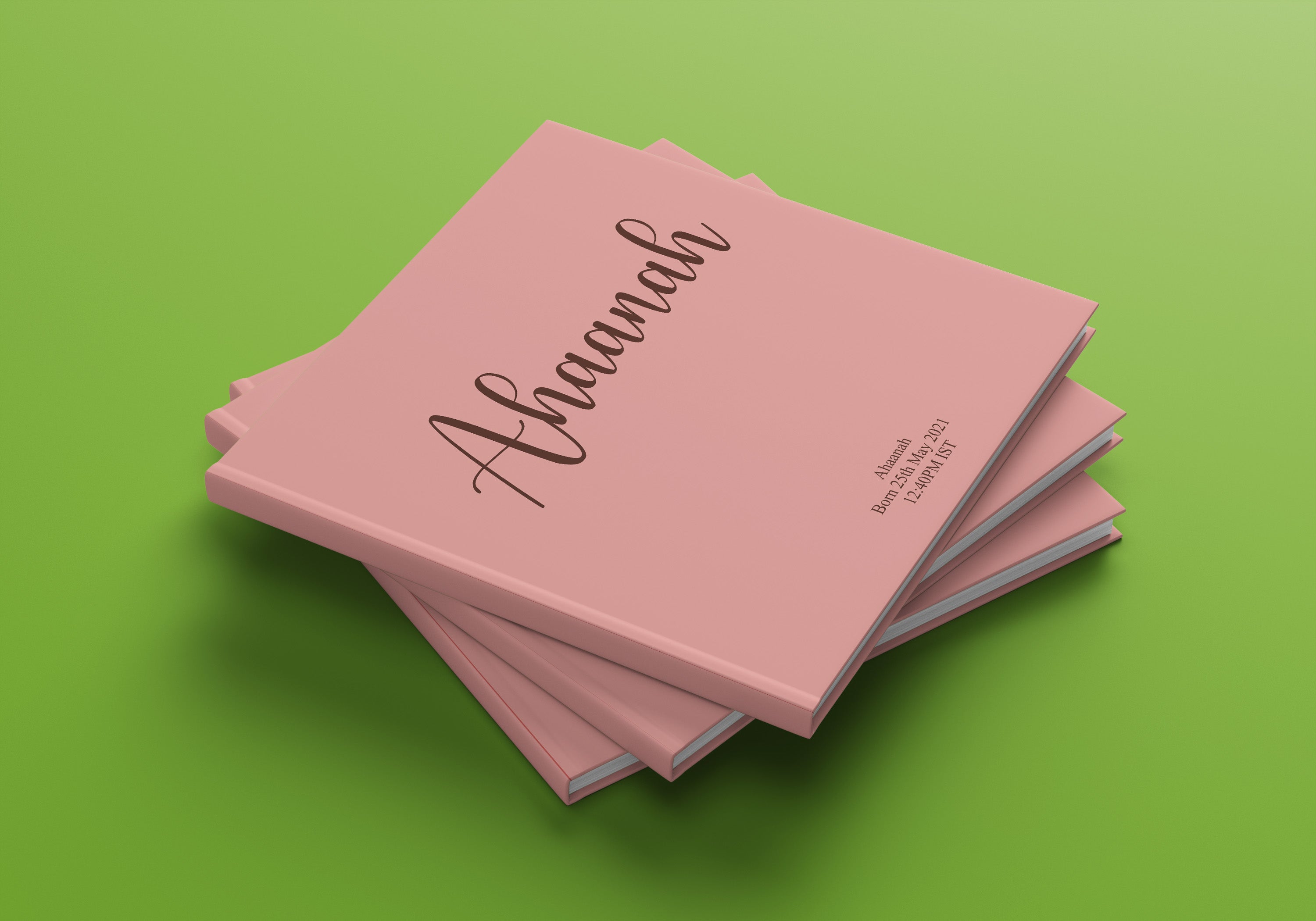 Personalised Baby Record Album for Girls