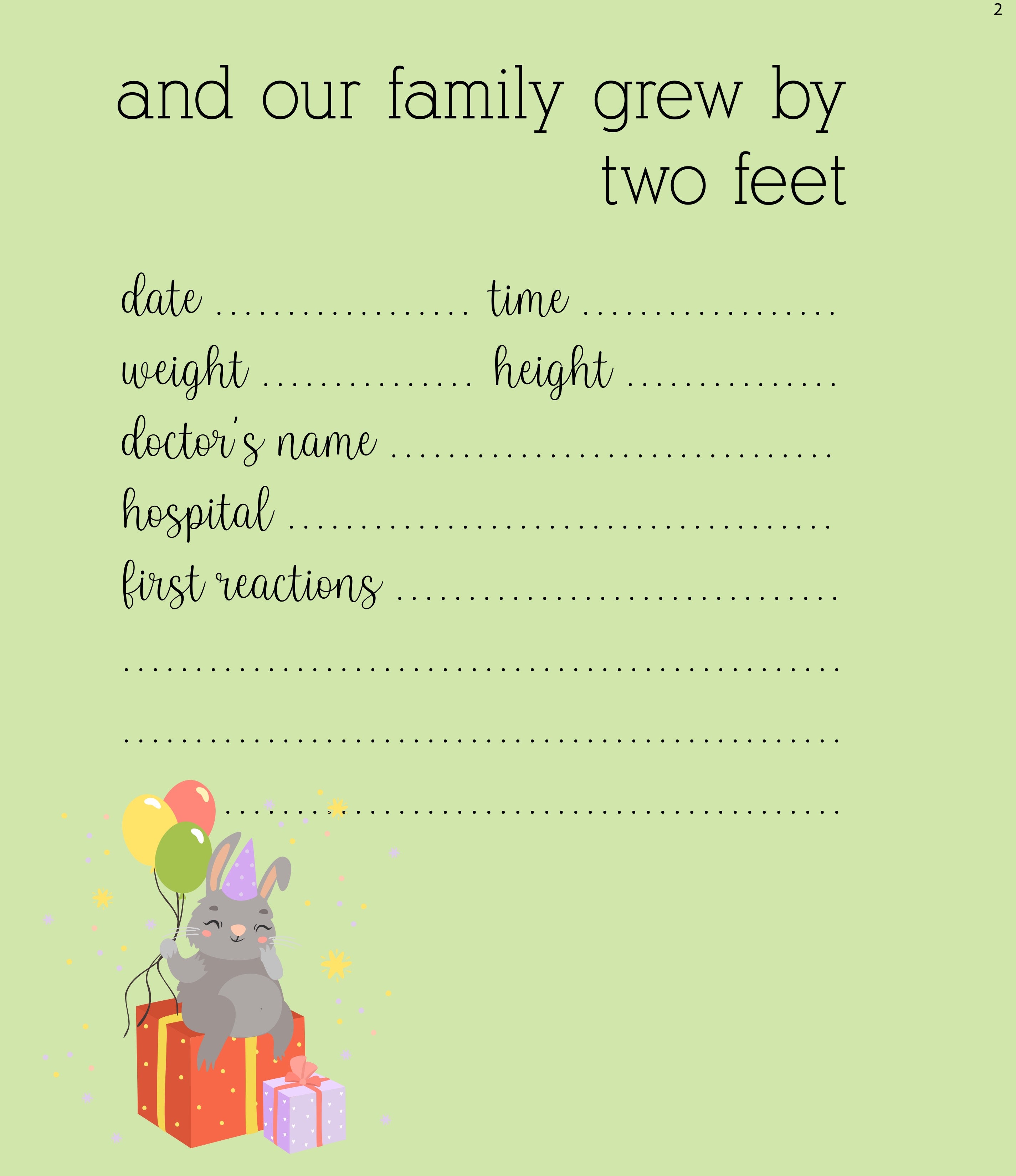 Sweet Beginnings: A Baby visitors book