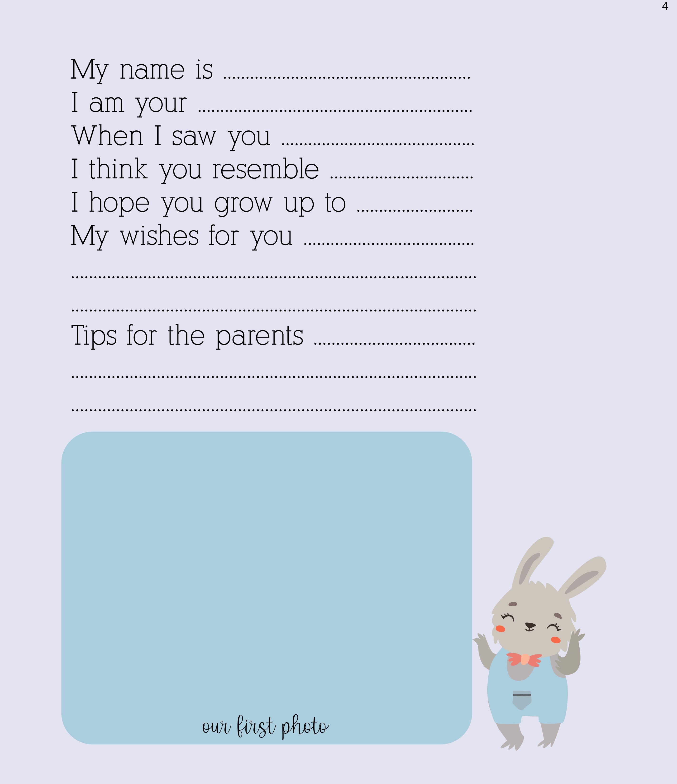 Sweet Beginnings: A Baby visitors book