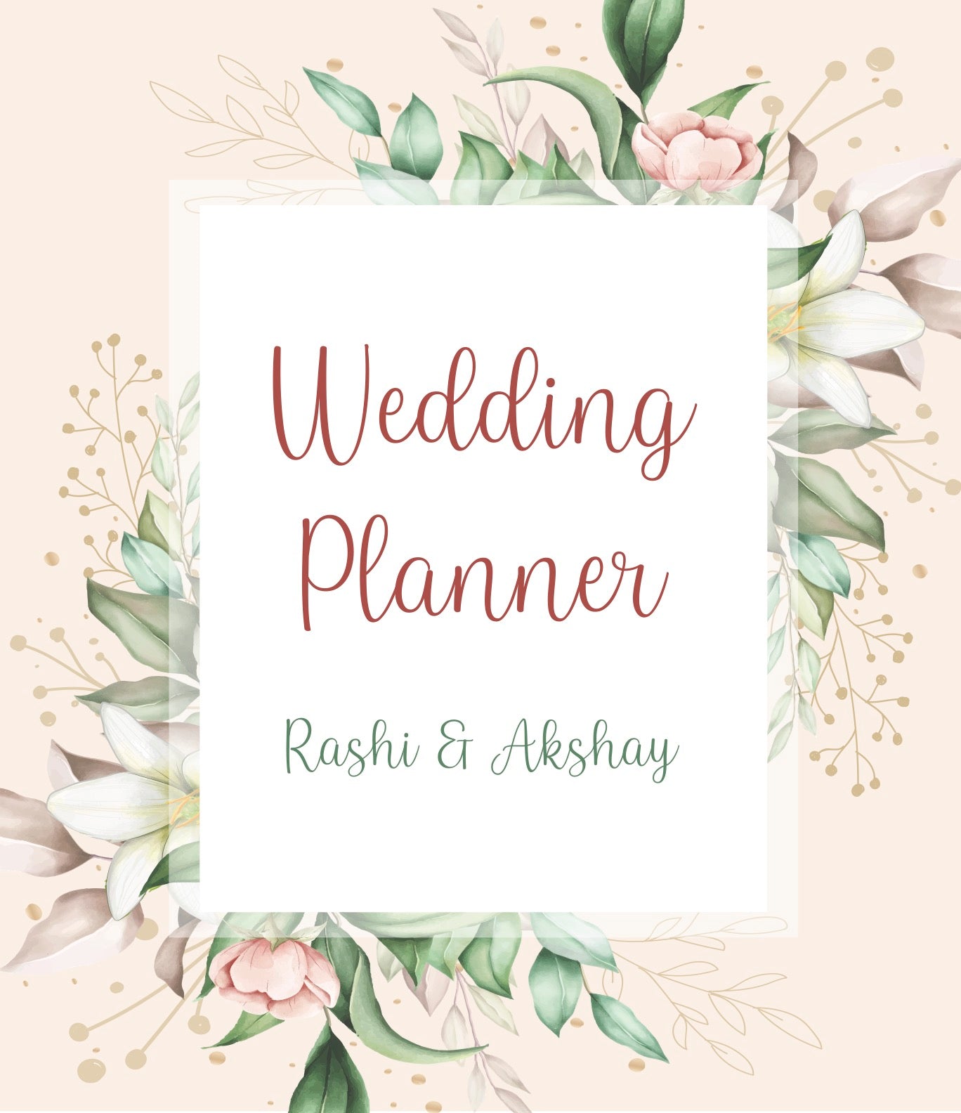Wedding Planner - Personalised