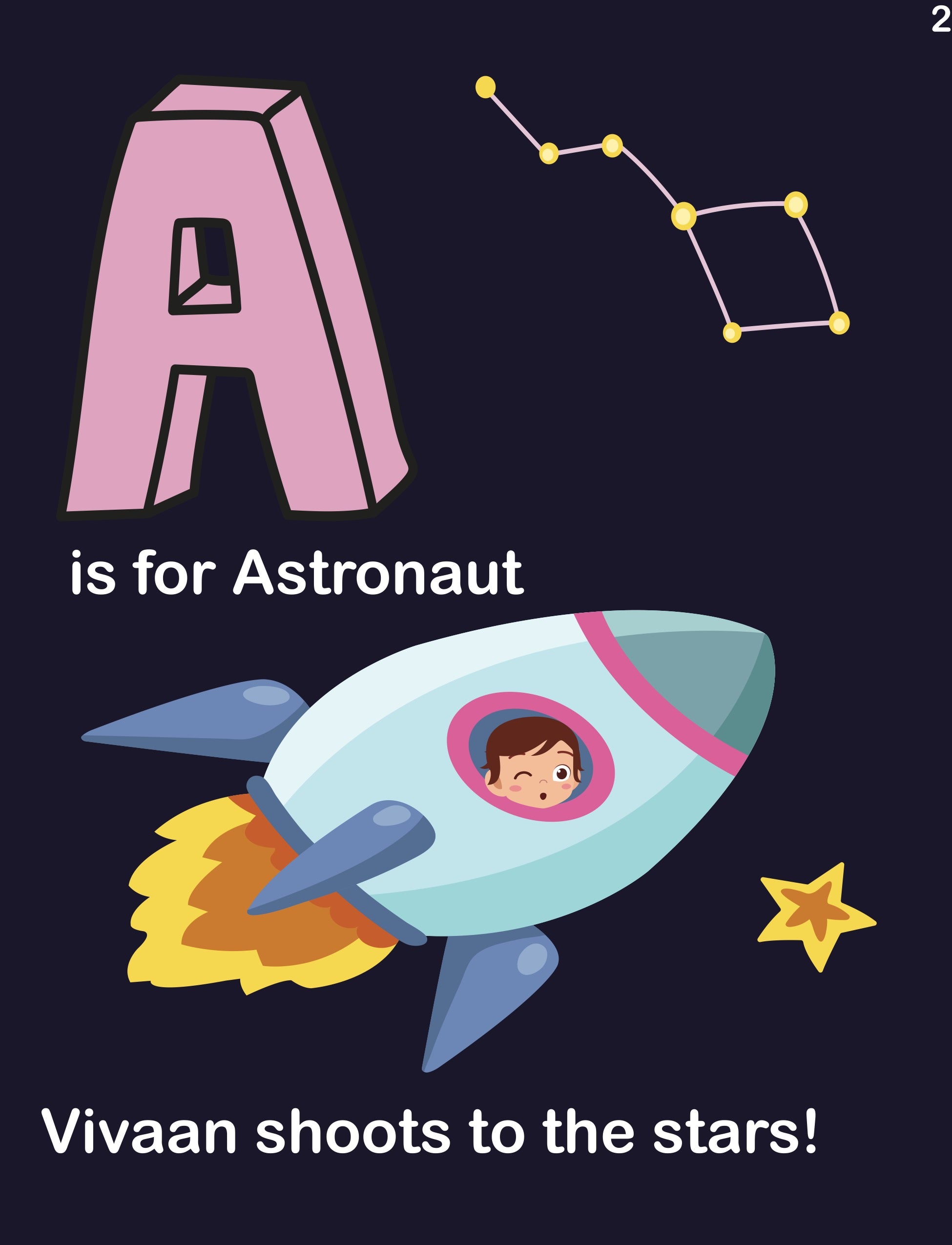 Alphabets storybook - Personalised