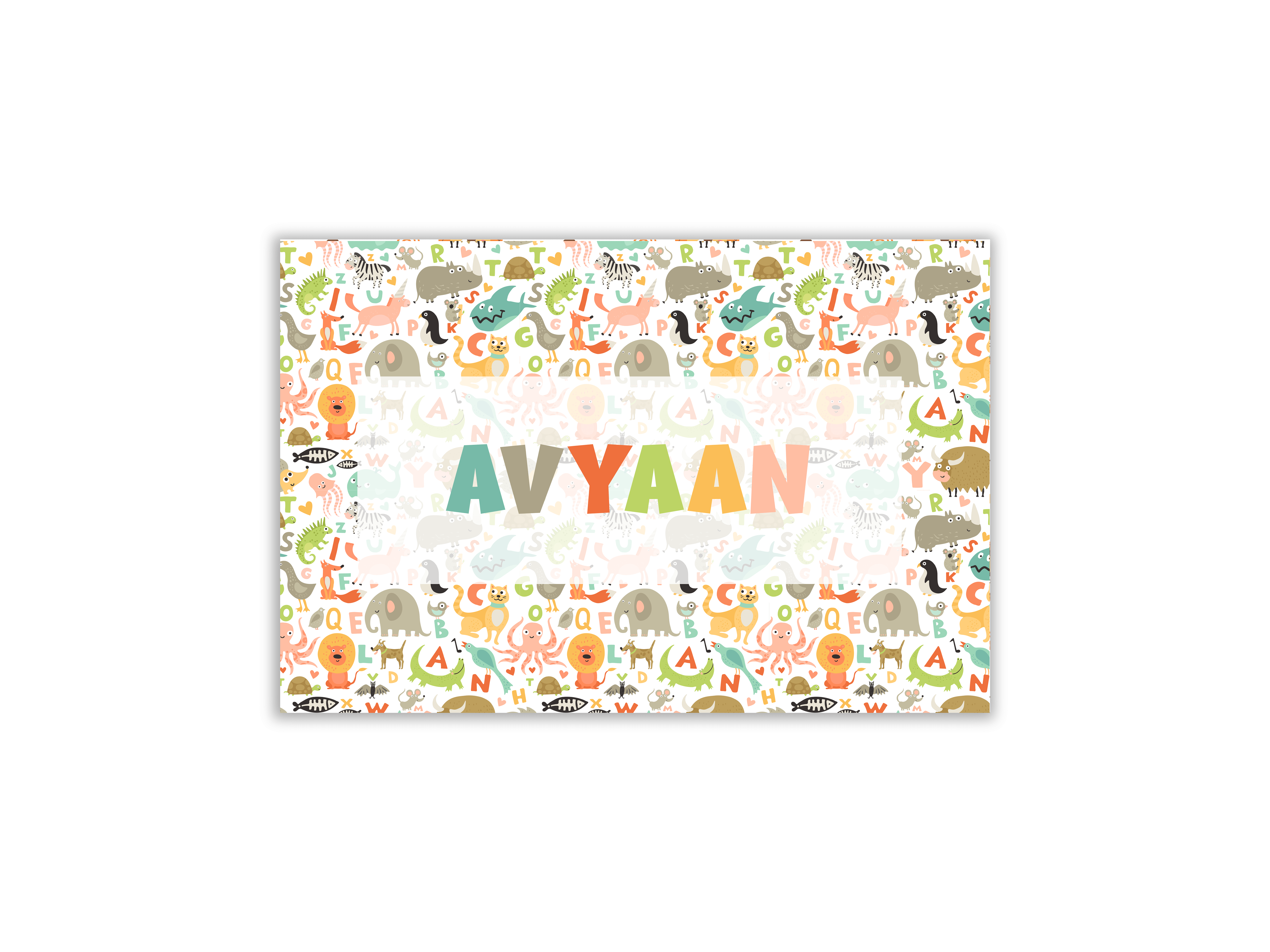 Messy Mat - alphabets