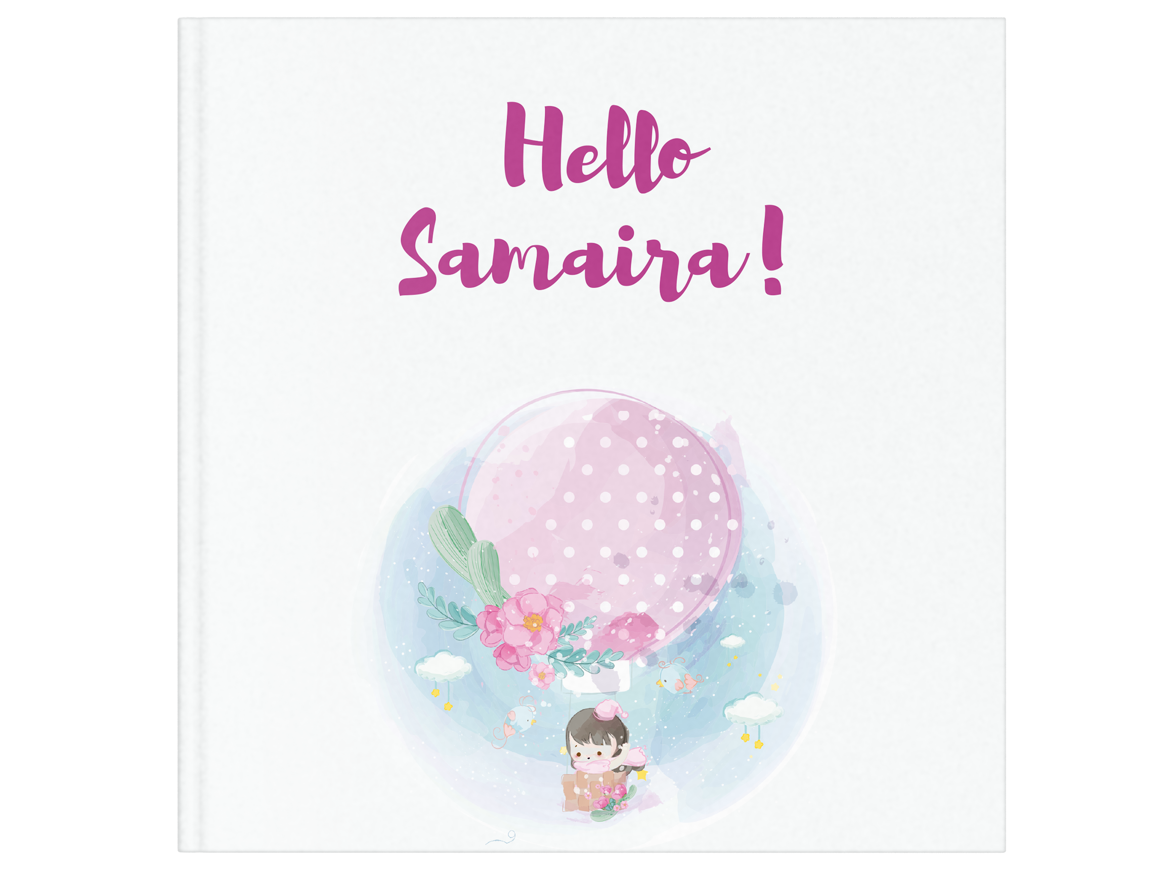 Personalised Baby Record Album for Girls