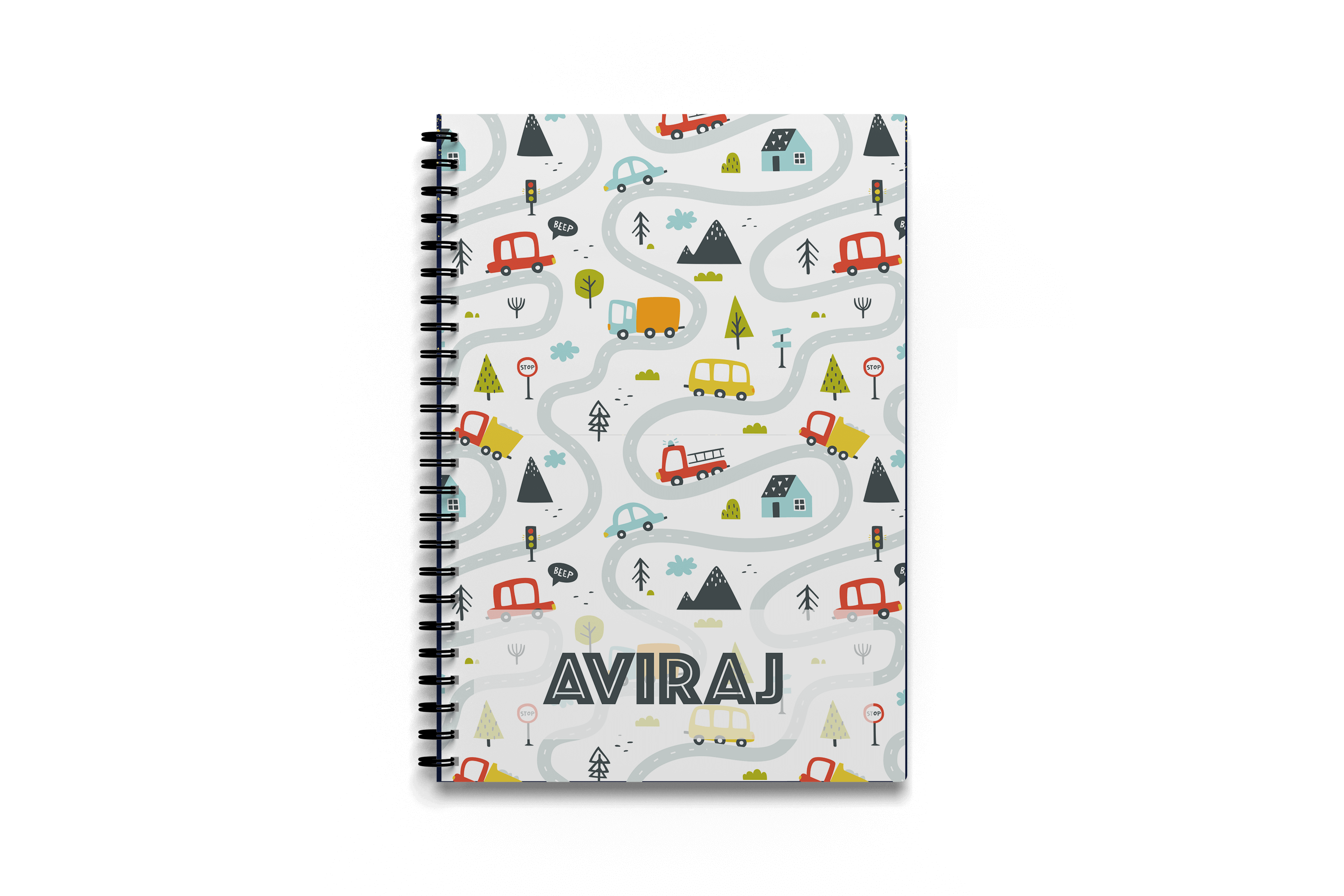 Personalised Notebook - Cars