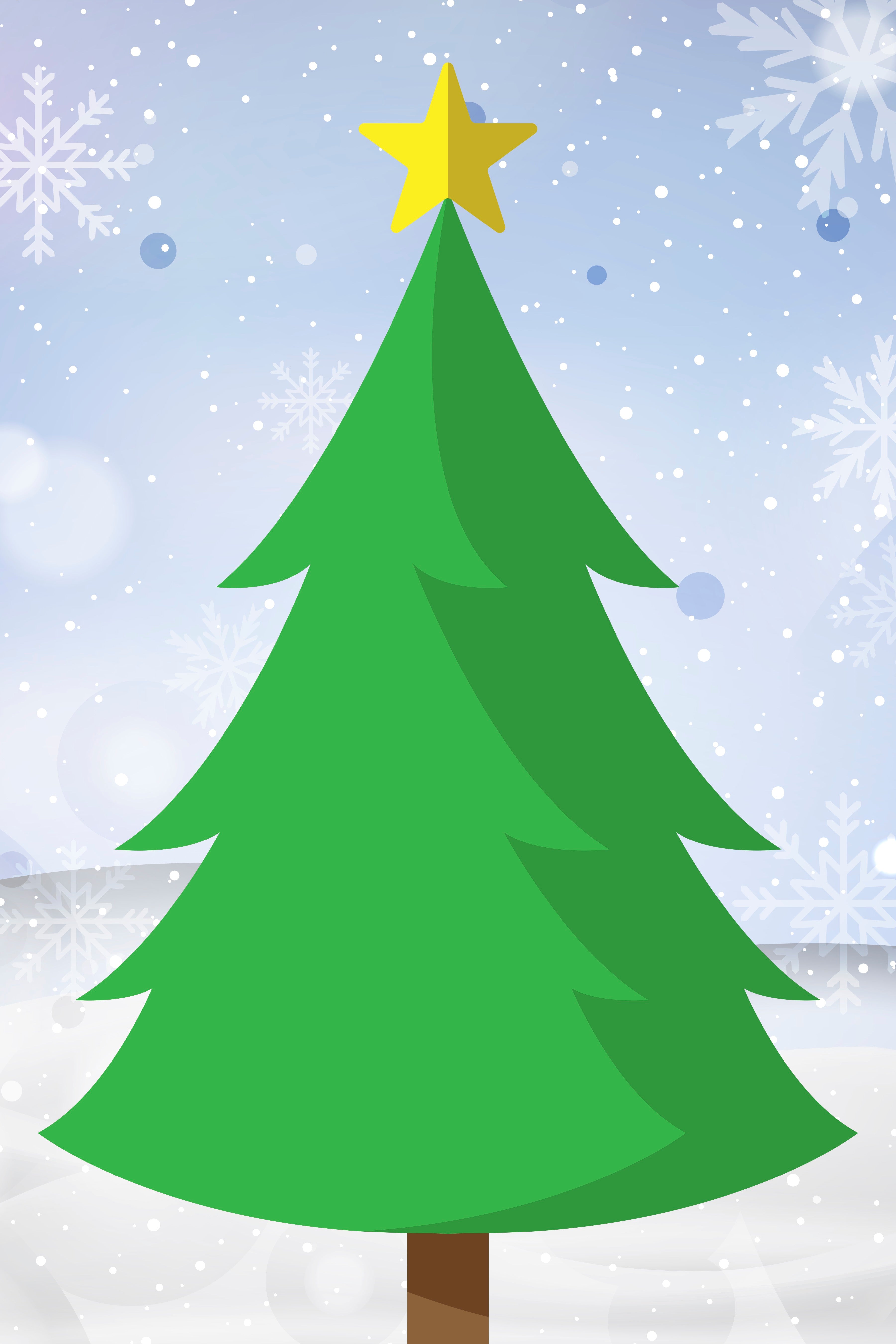 Christmas Tree Poster & Sticker Set