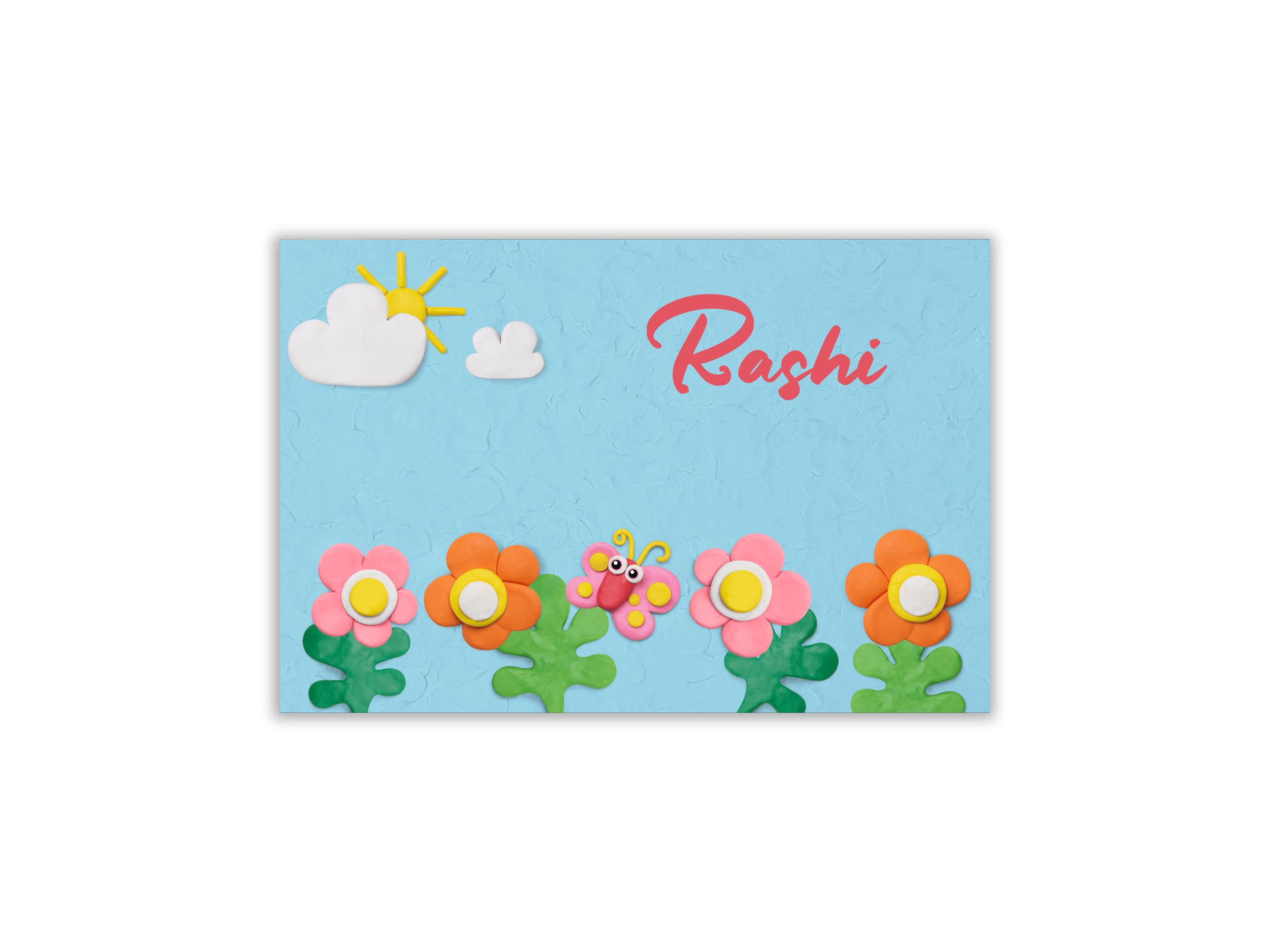 Messy Mat - clay flowers