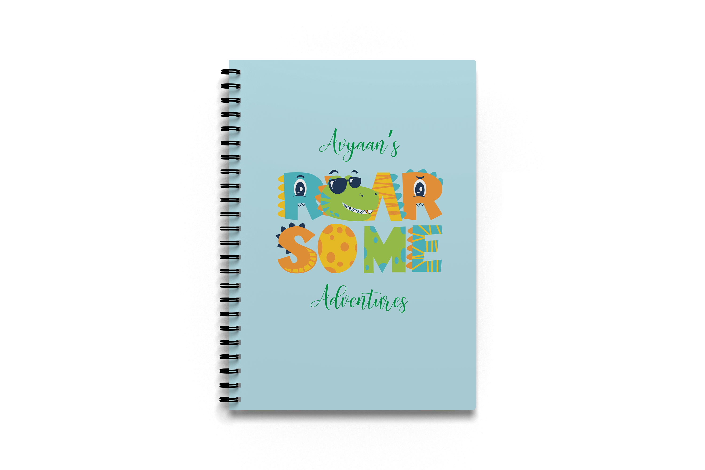 Personalised Notebook - Dino