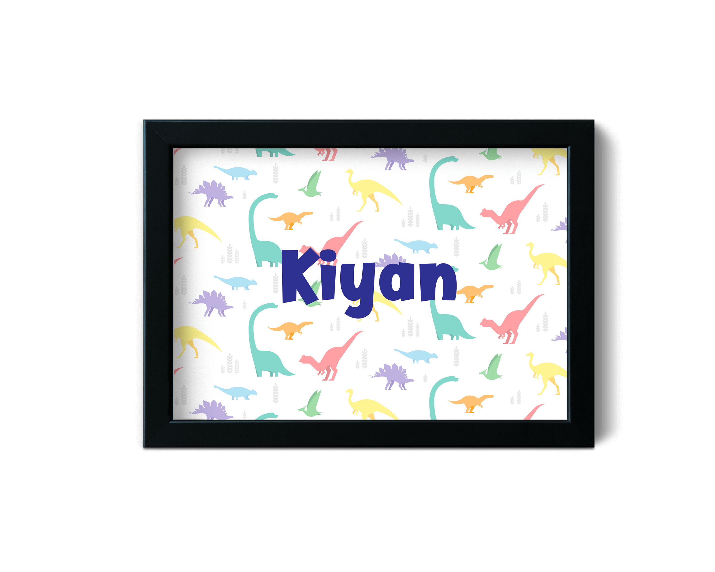 Name Frame - Personalised - Dino