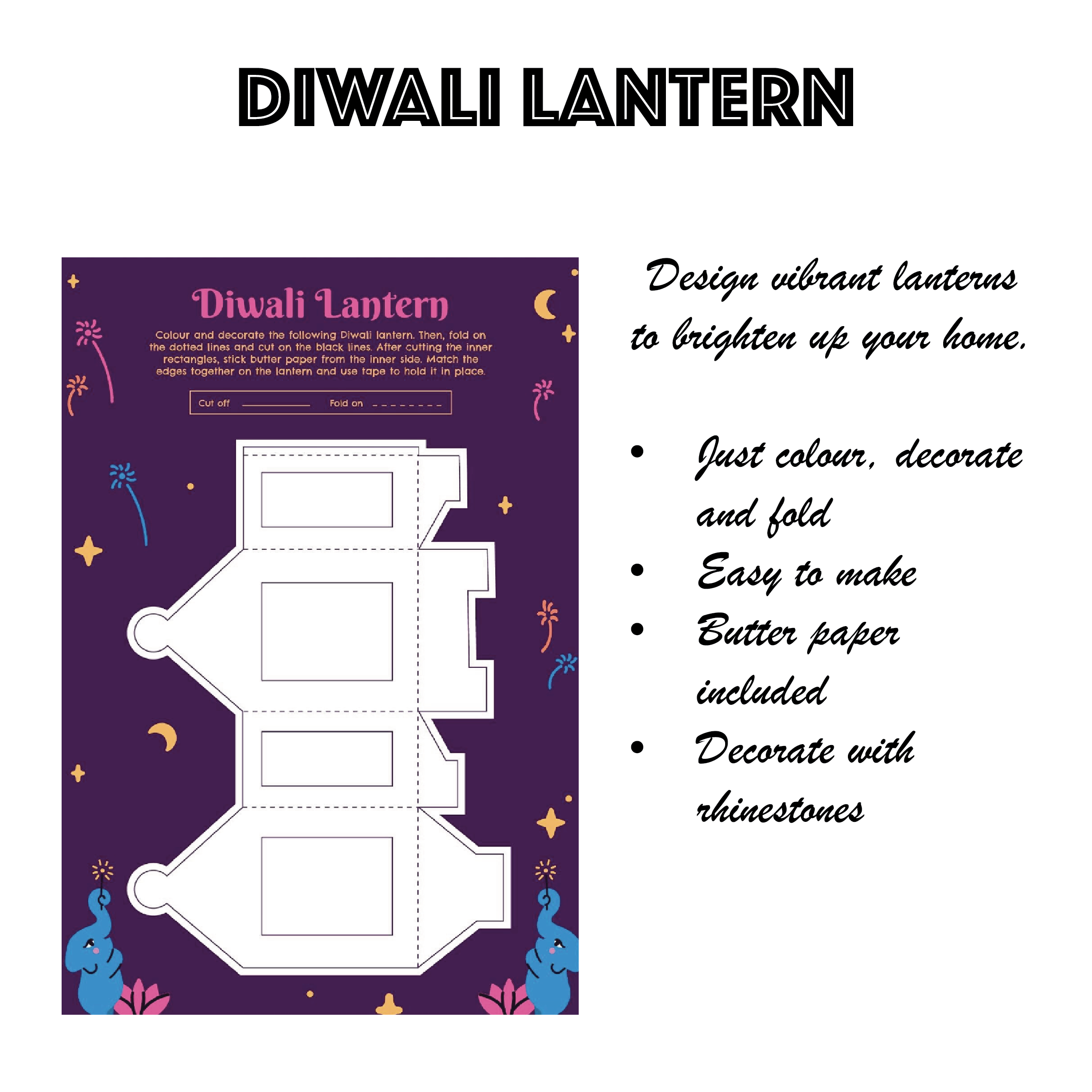 Diwali DIY Activities pack - 5 activities