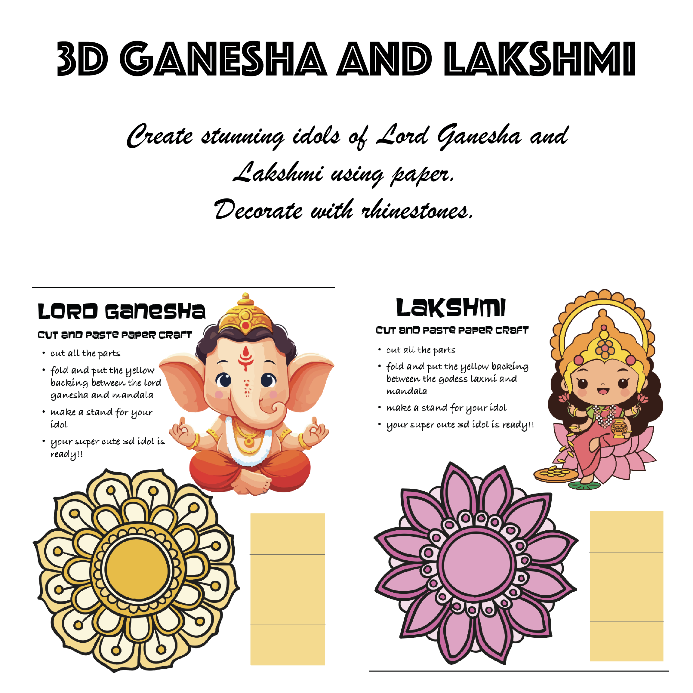 Diwali DIY Activities pack - 5 activities