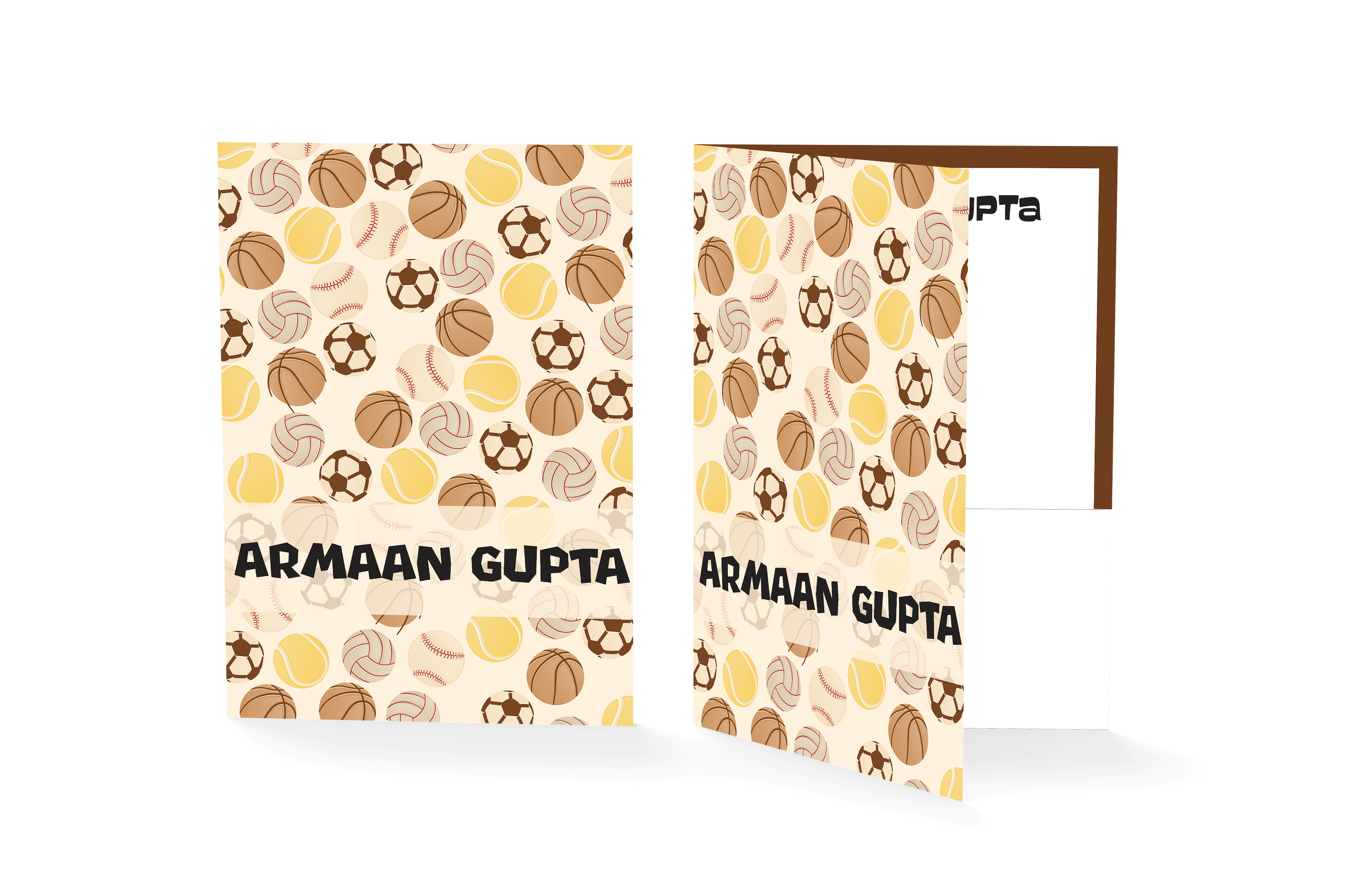 Personalised Folder - Football