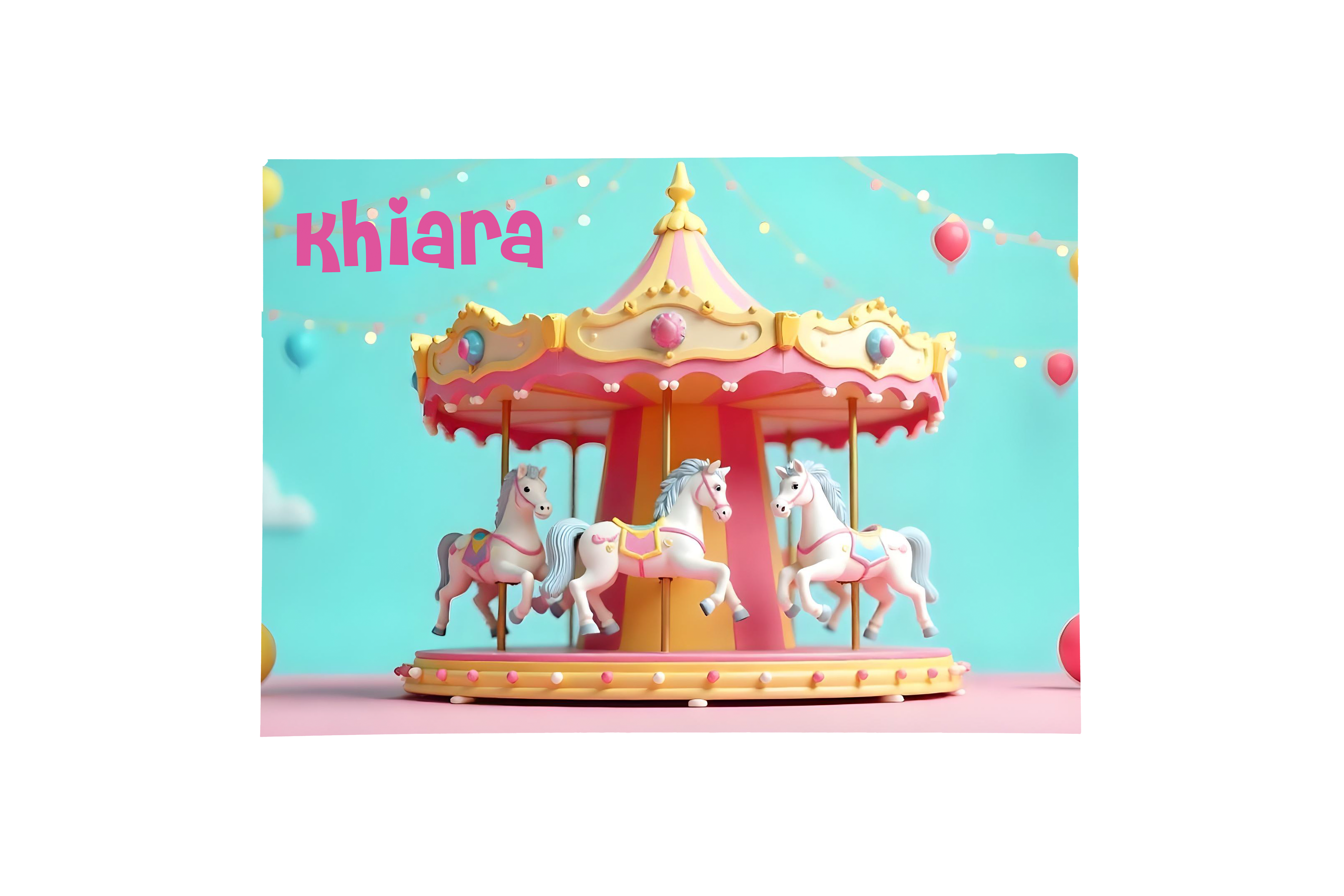 Messy Mat - horse carousel