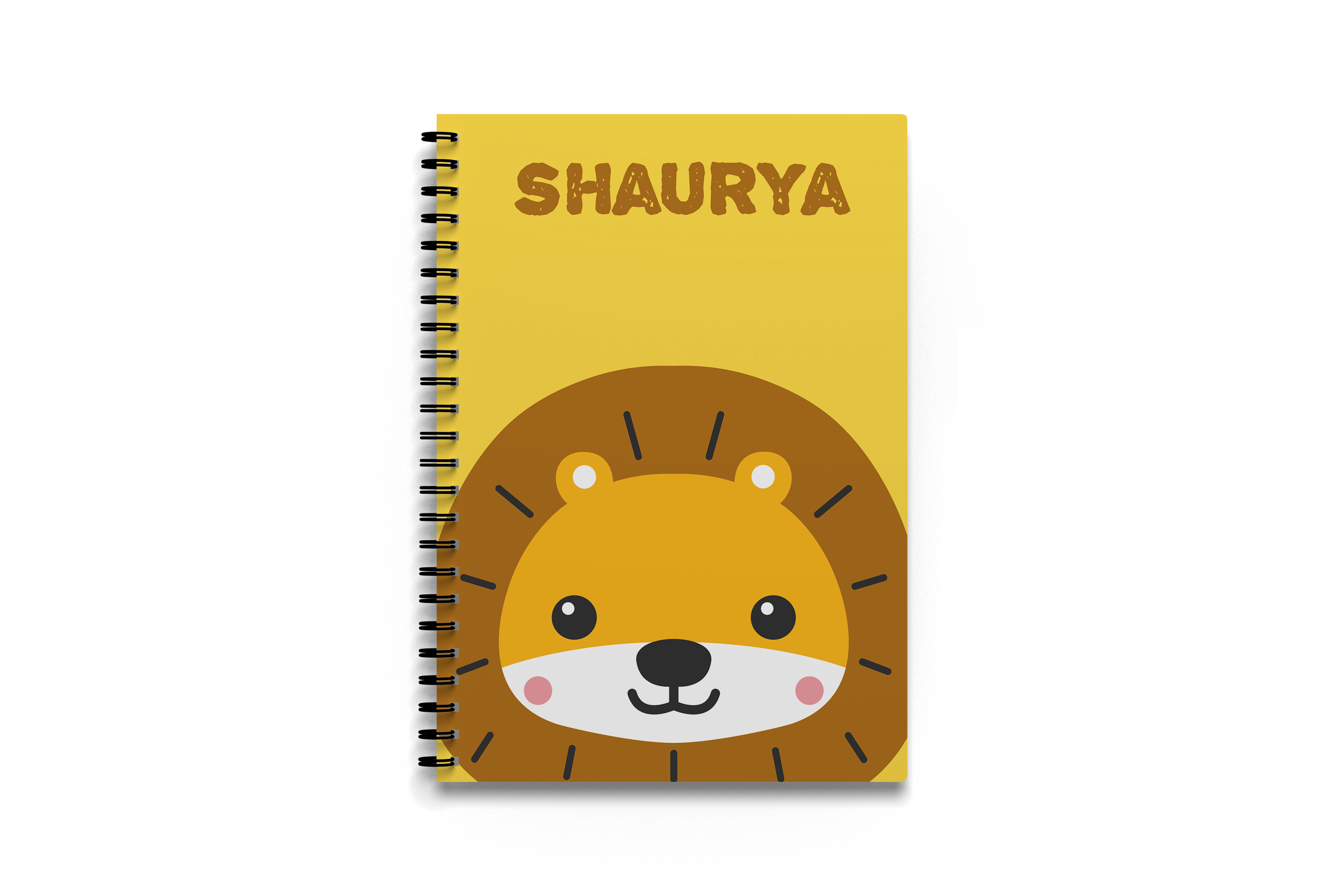 Personalised Notebook - Lion