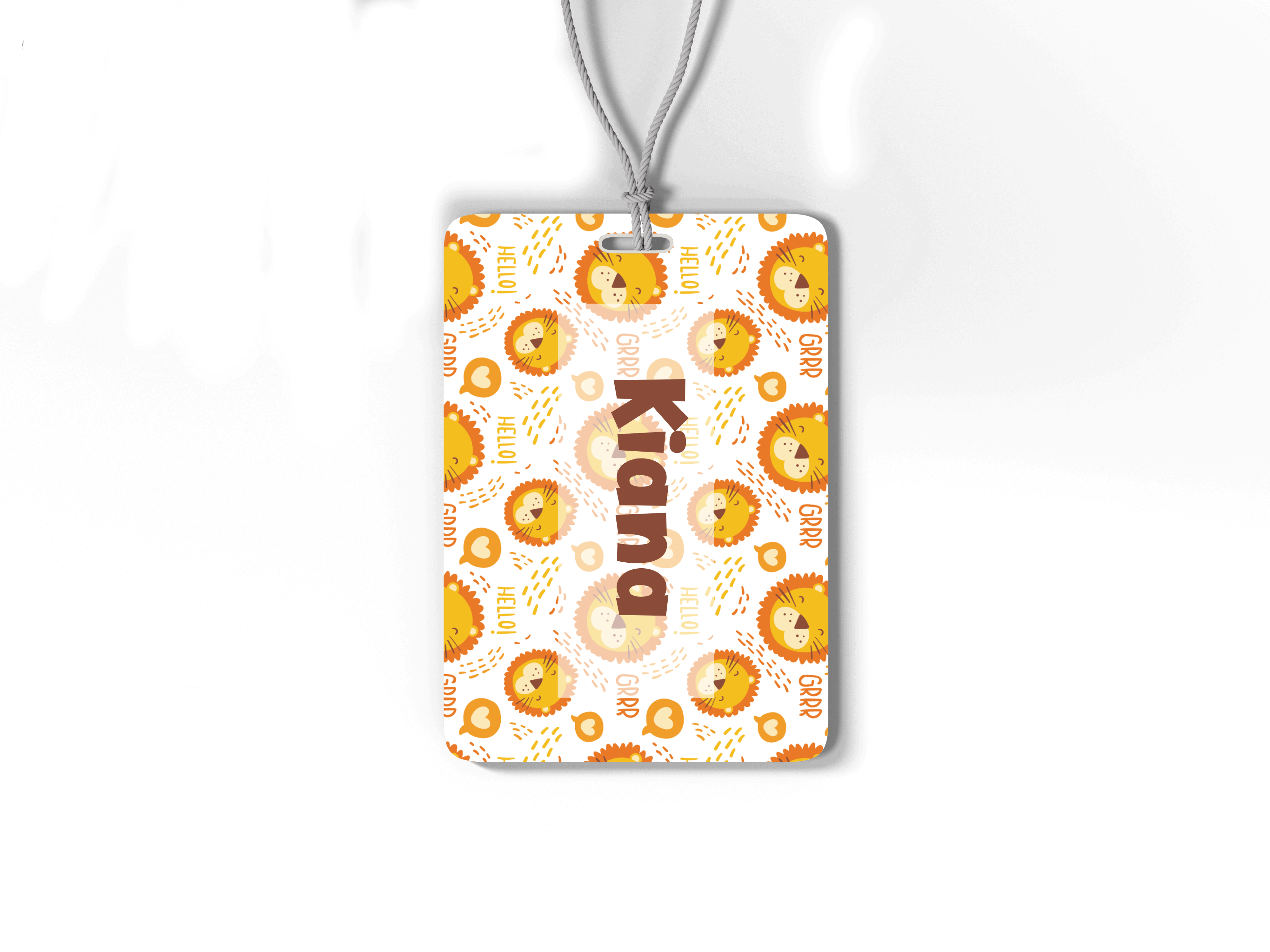 Bag Tag - Personalised - Lion