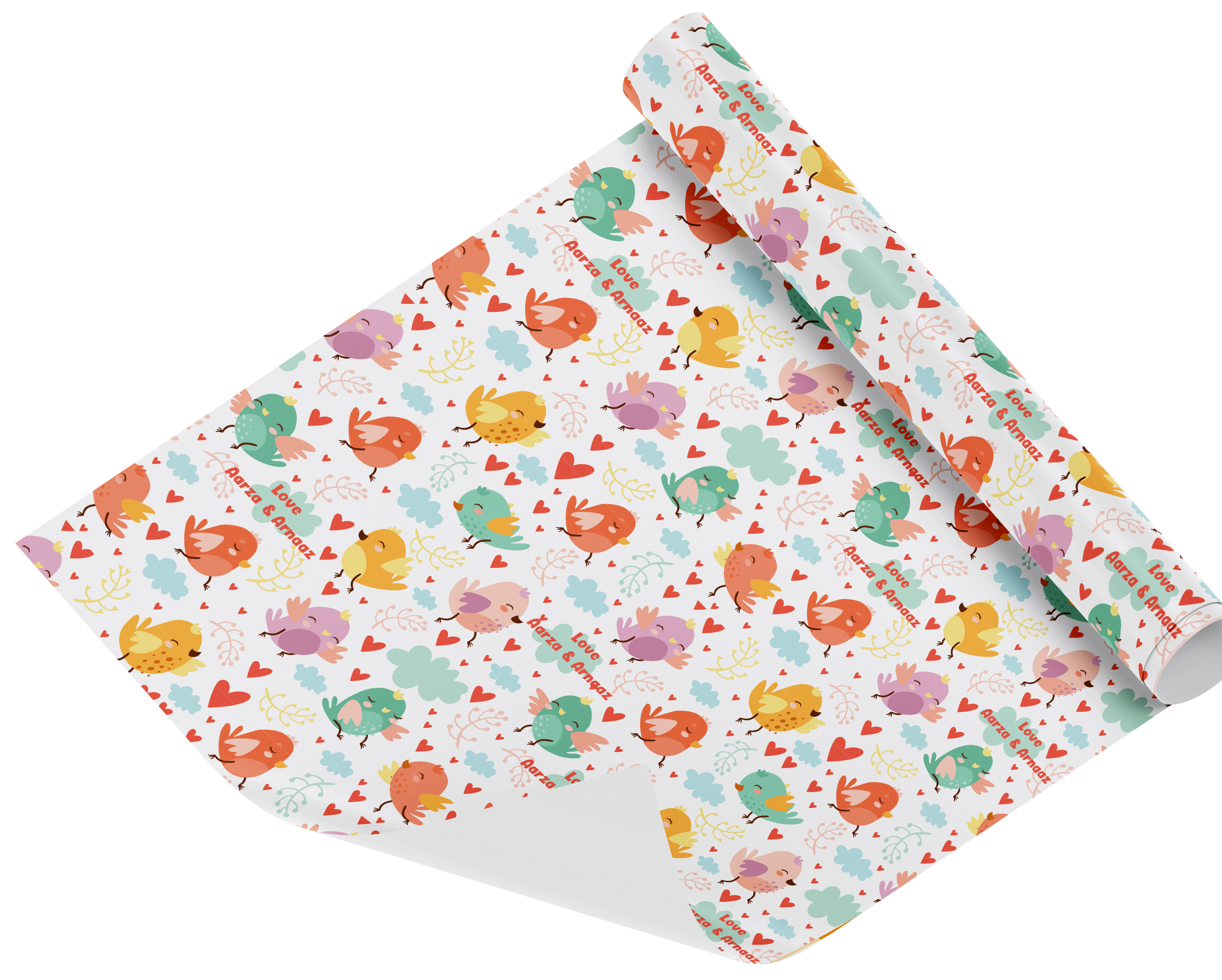 Personalised Wrapping Paper -little birds