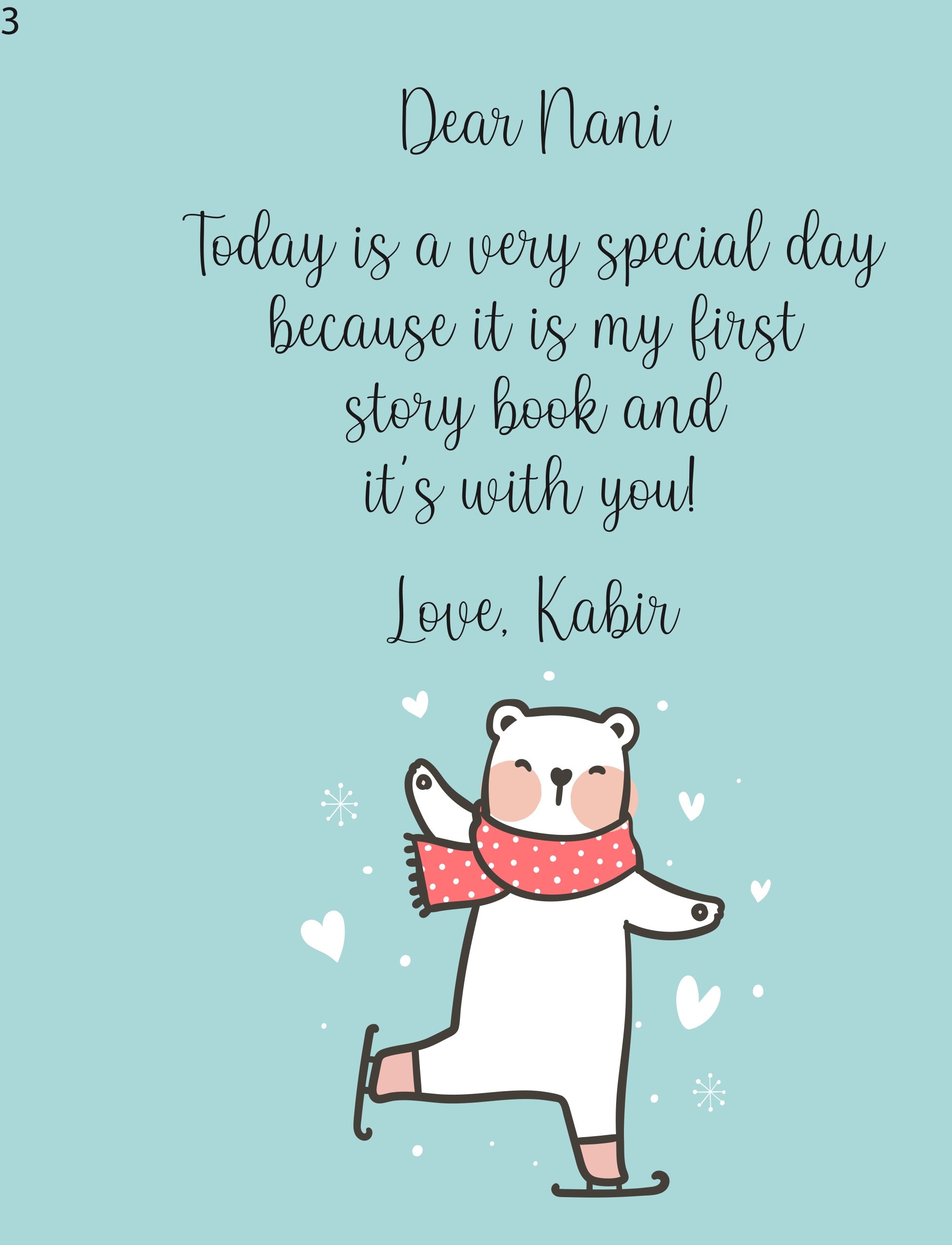 Nani Storybook - Personalised