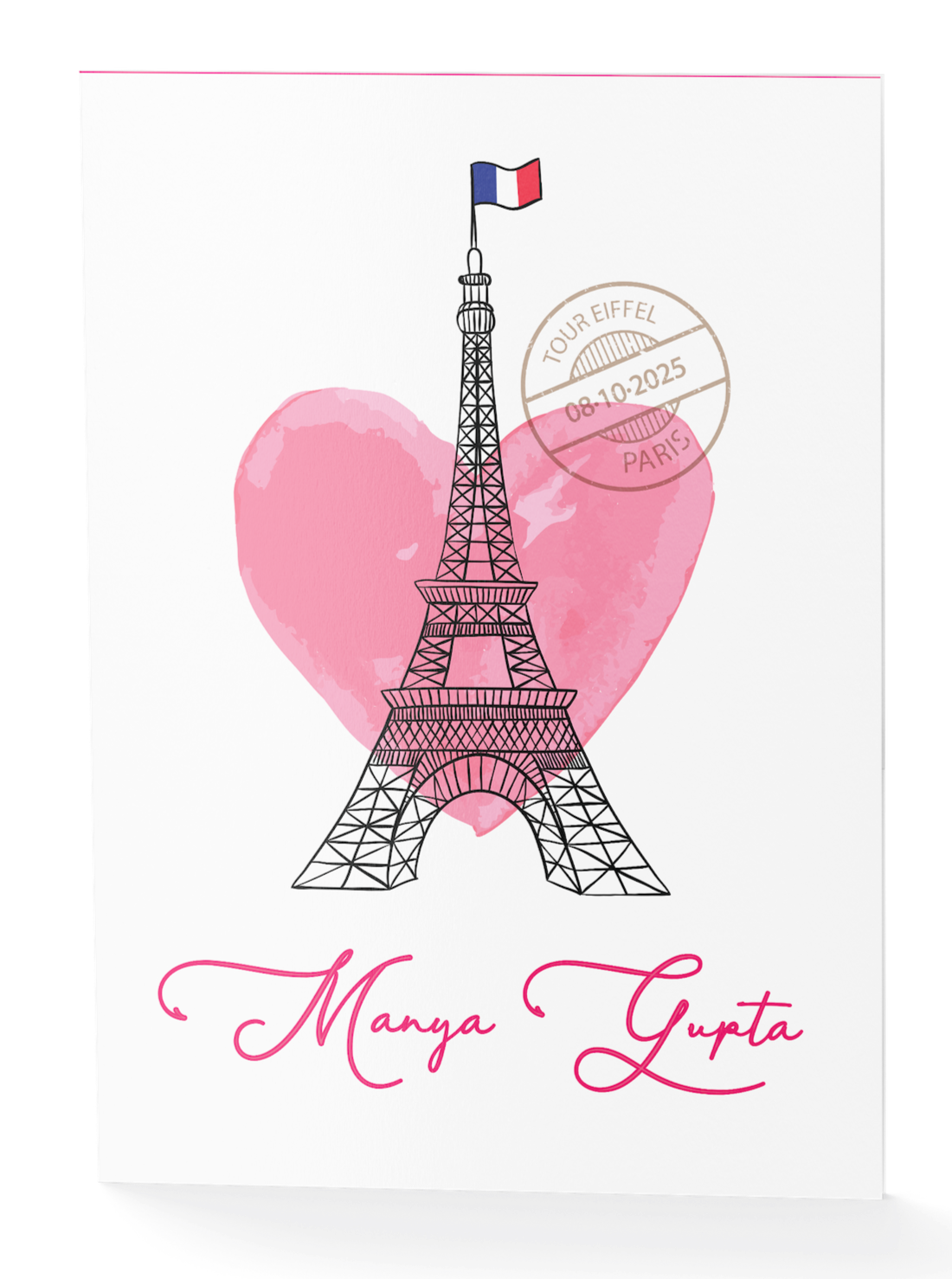 Personalised Folder - Paris