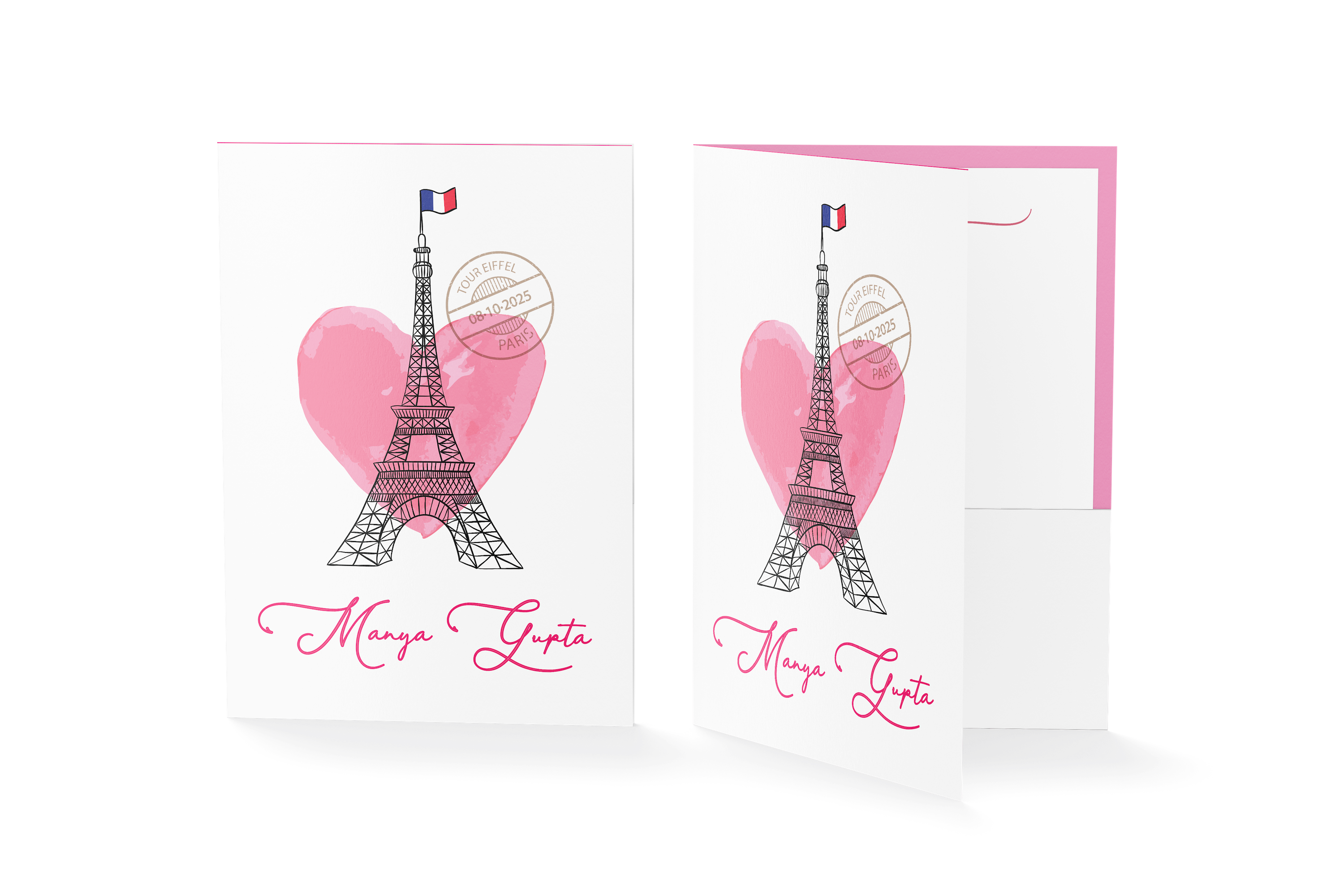Personalised Folder - Paris