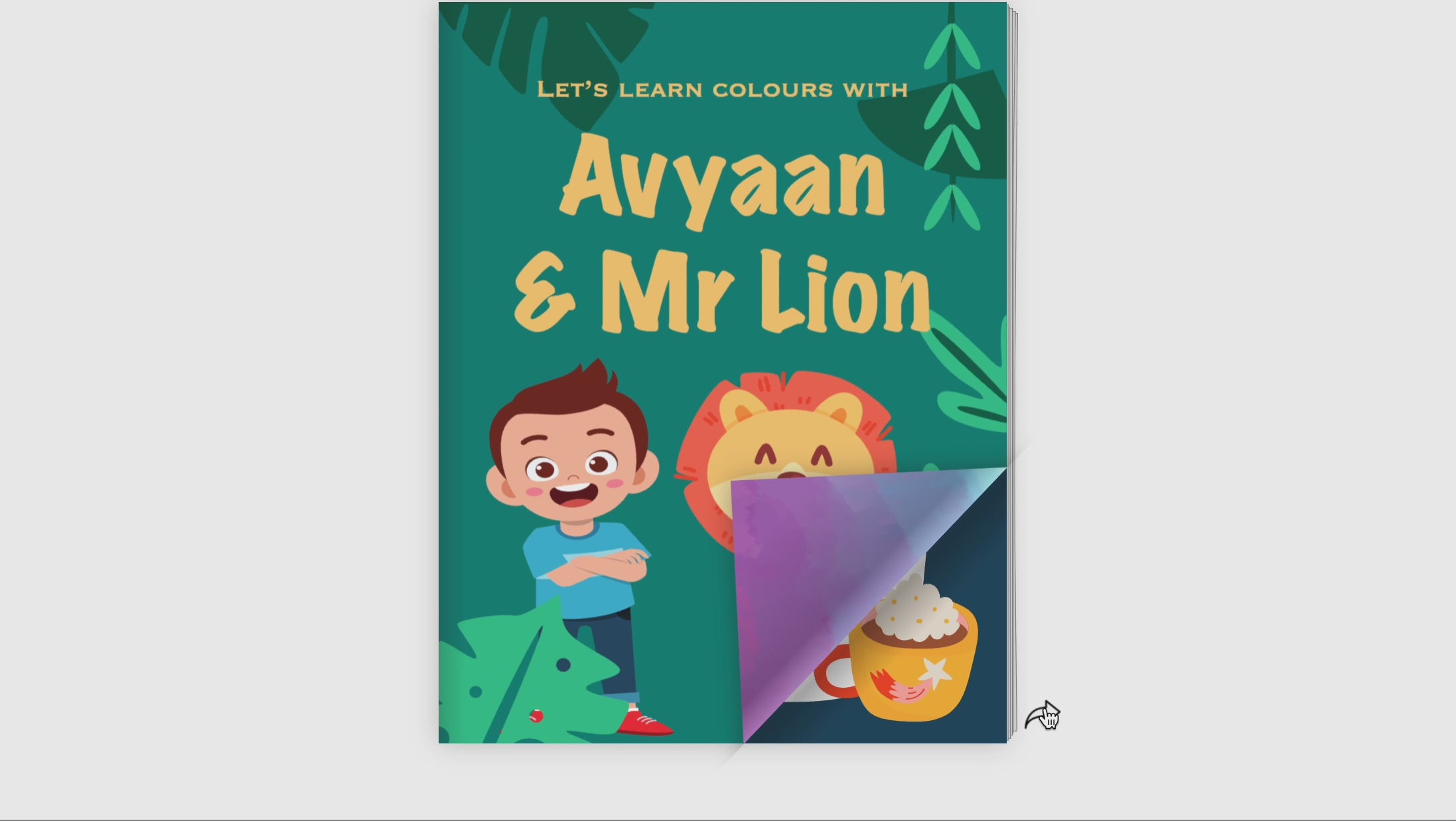 Mr lion Storybook - Personalised