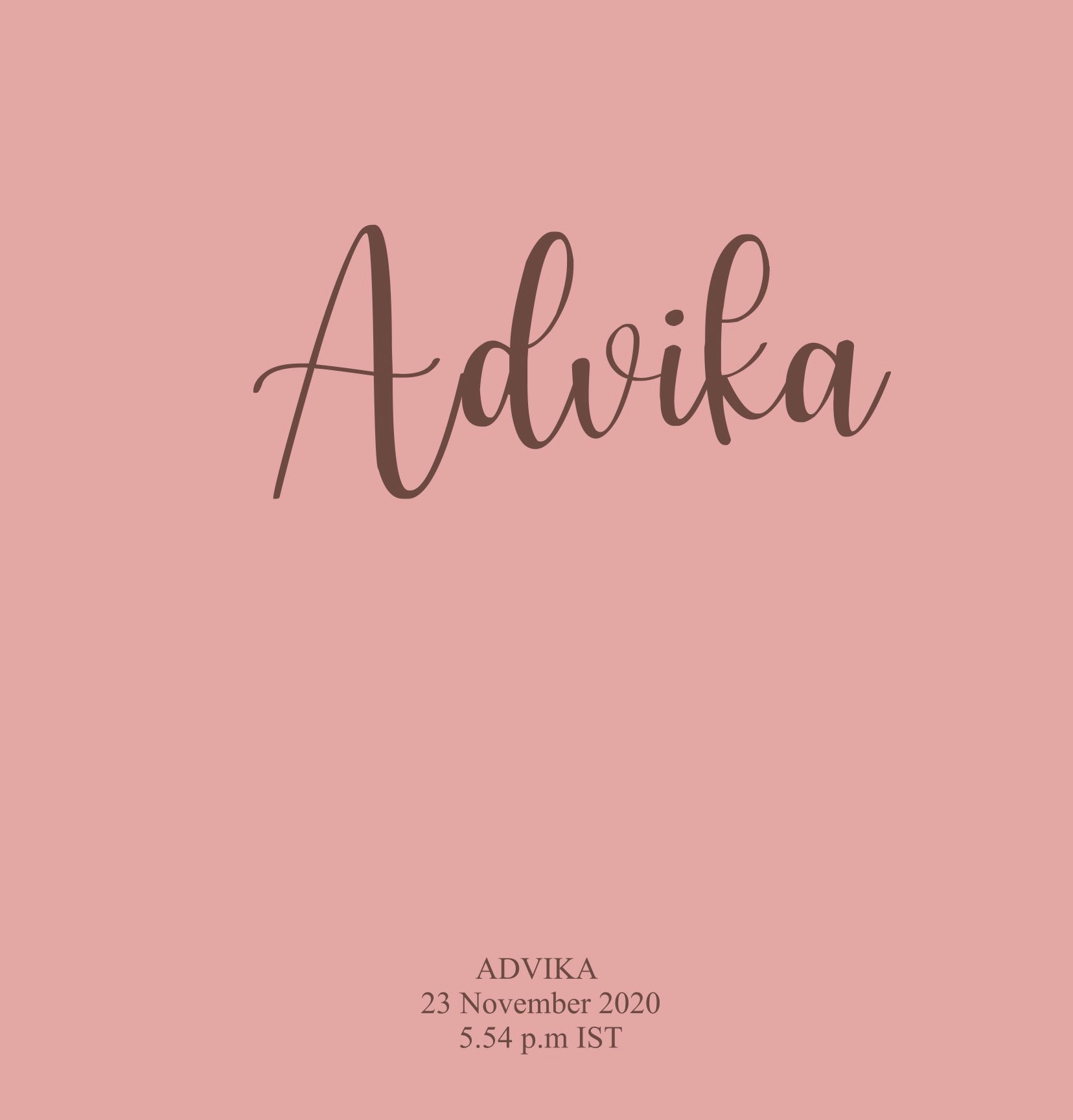 Personalised Baby Record Album for Girls