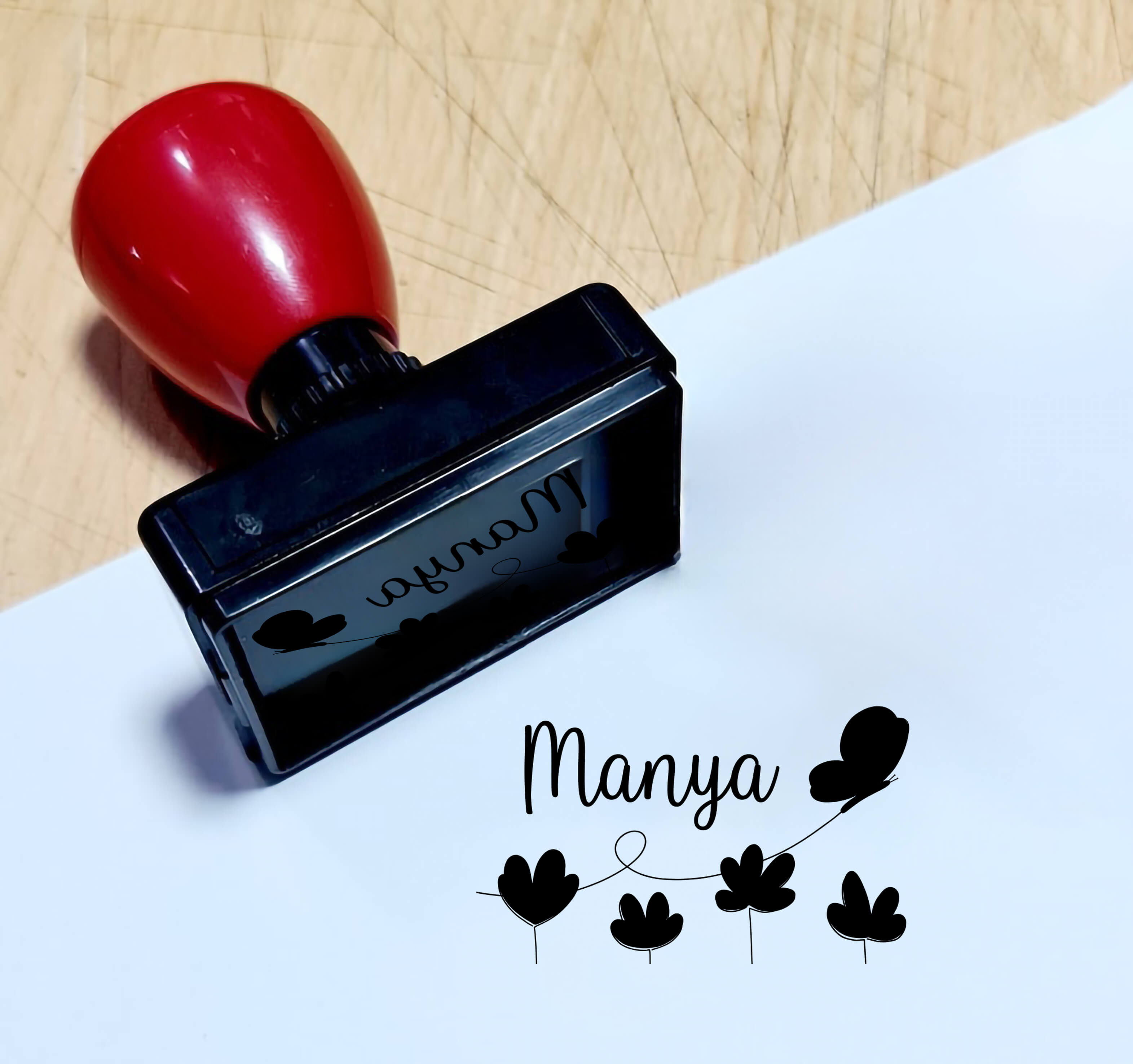 Stamps - Personalised - flower