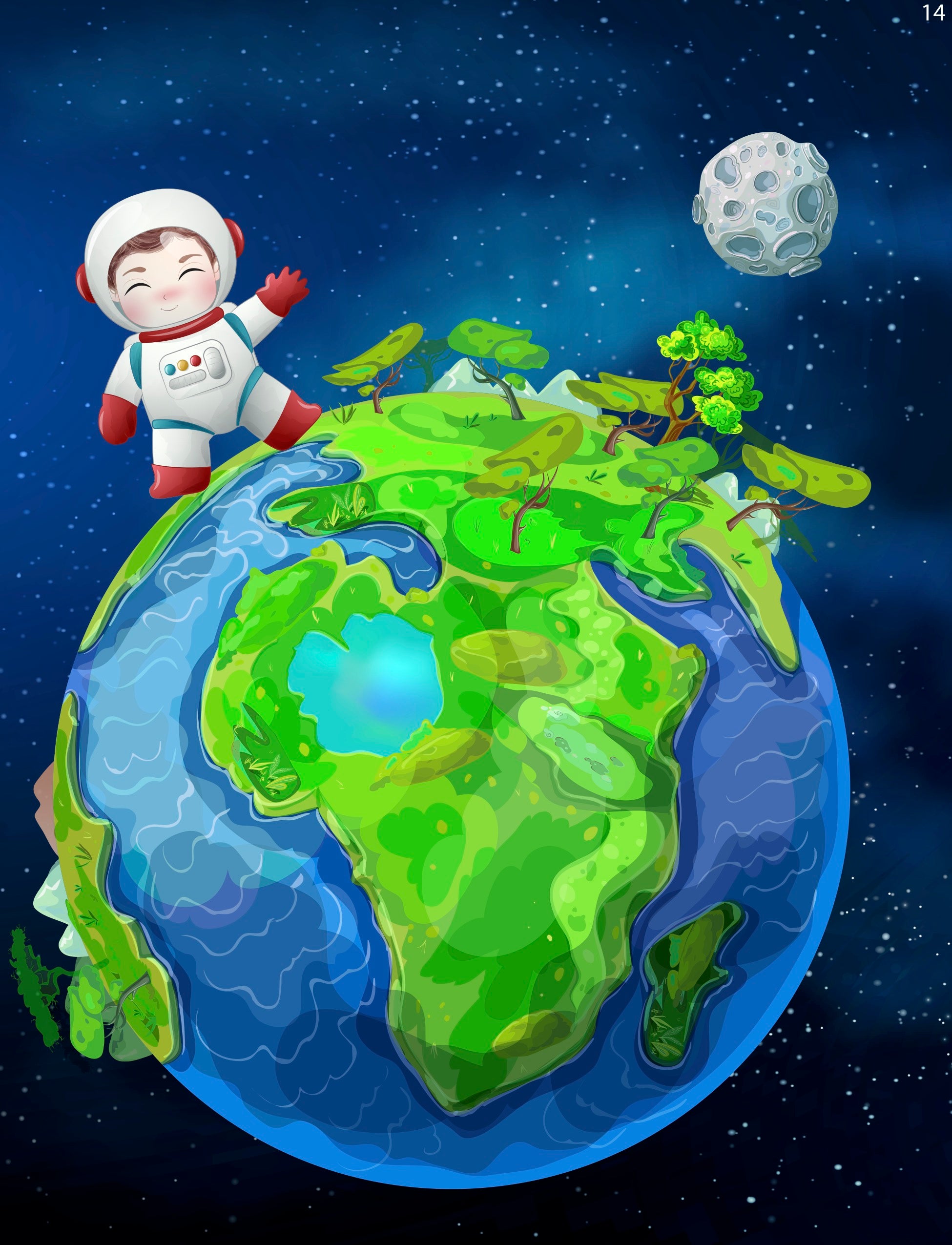 Space Book - Personalised