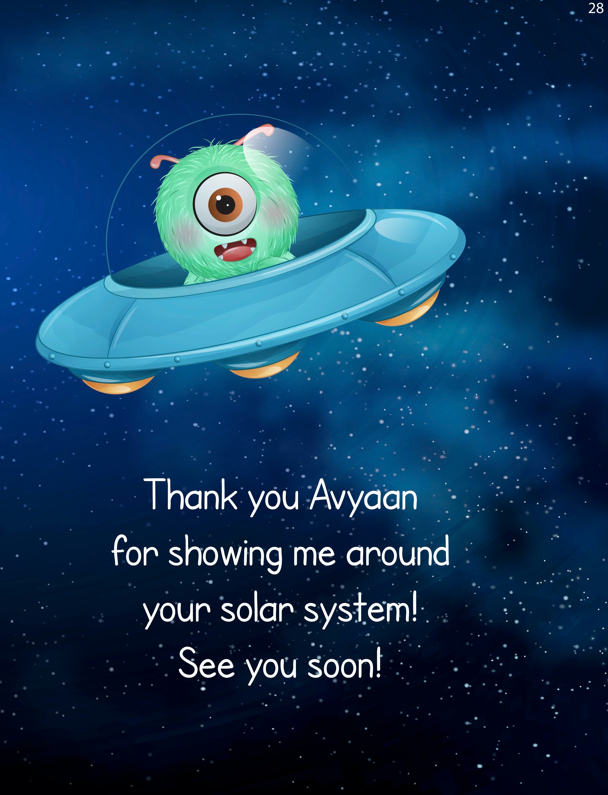 Space Book - Personalised