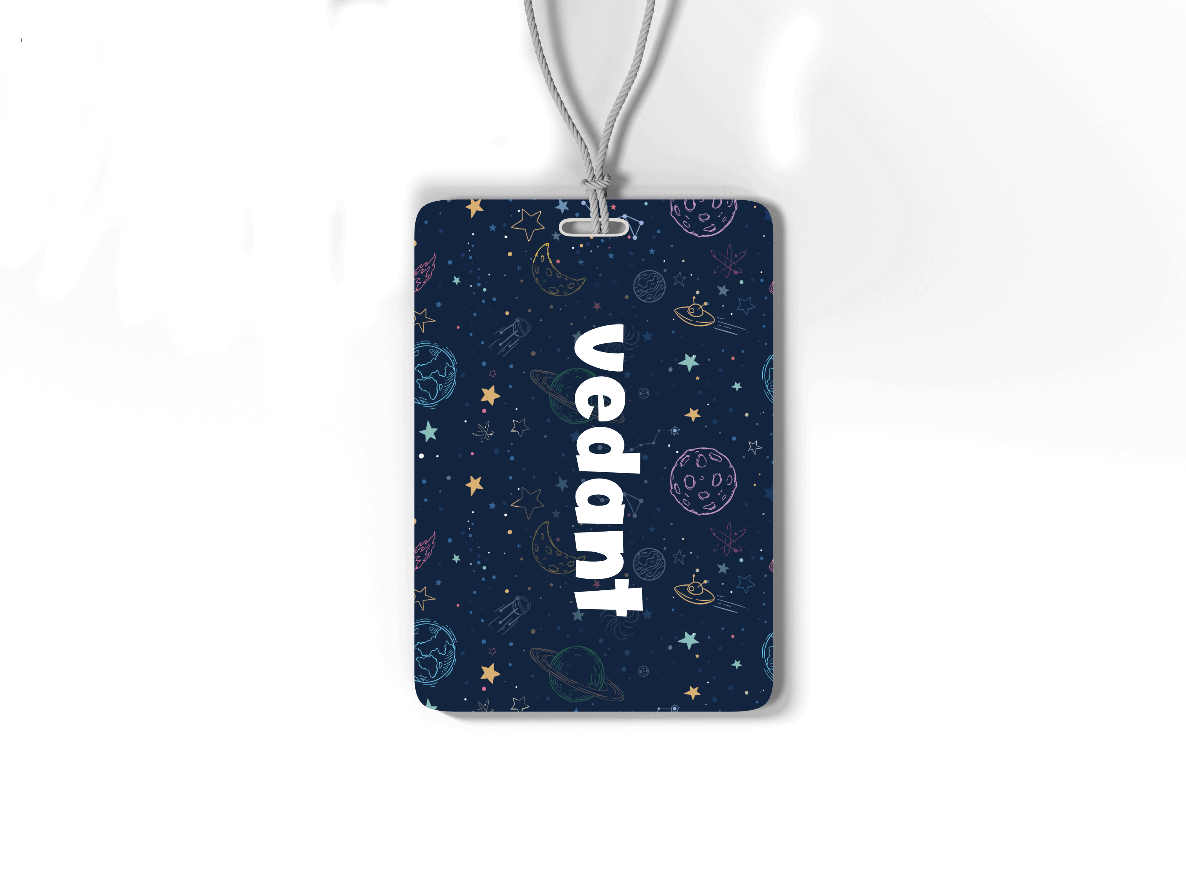 Bag Tag - Personalised - Space