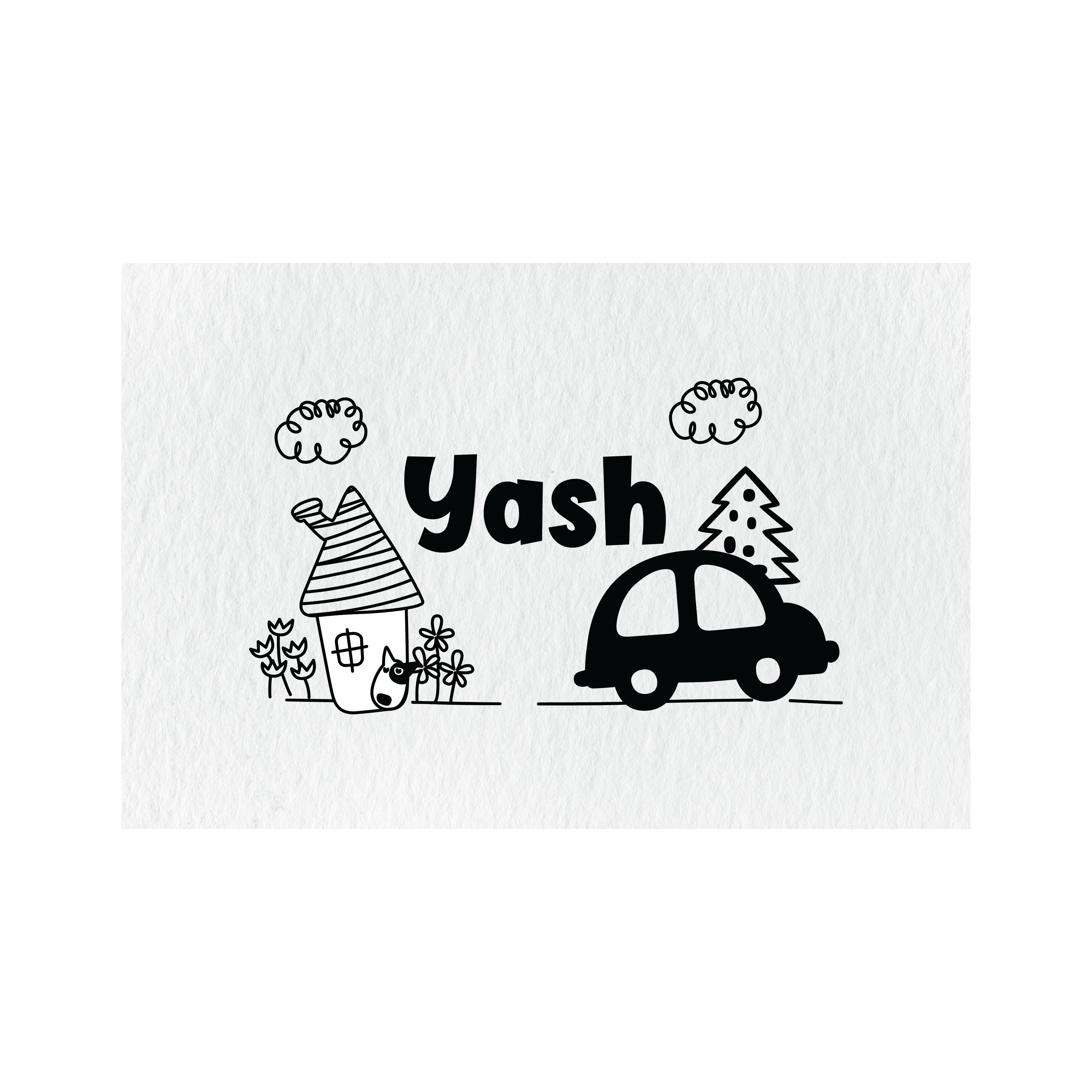 Stamps - Personalised - car