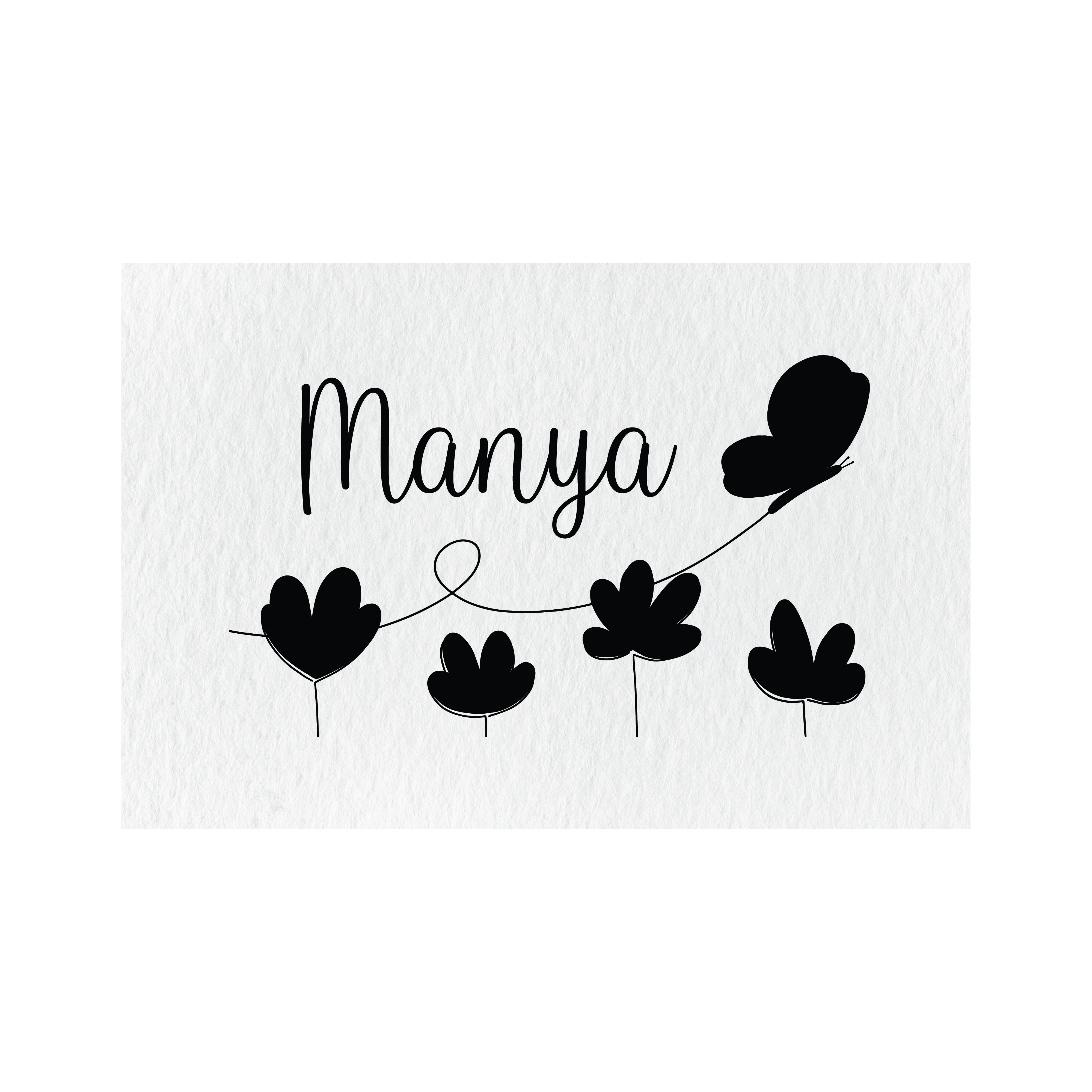 Stamps - Personalised - flower