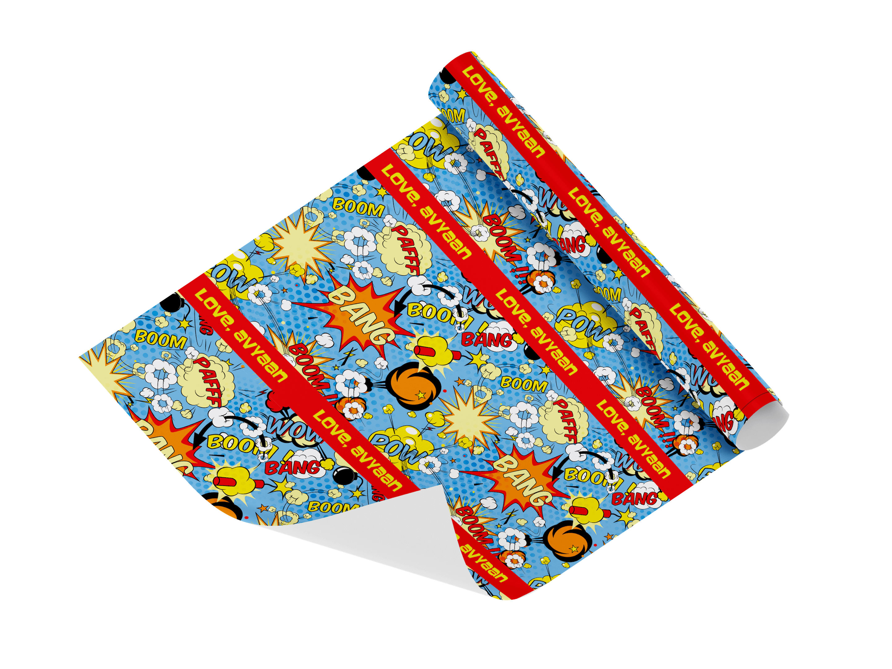 Personalised Wrapping Paper - SUPERHERO