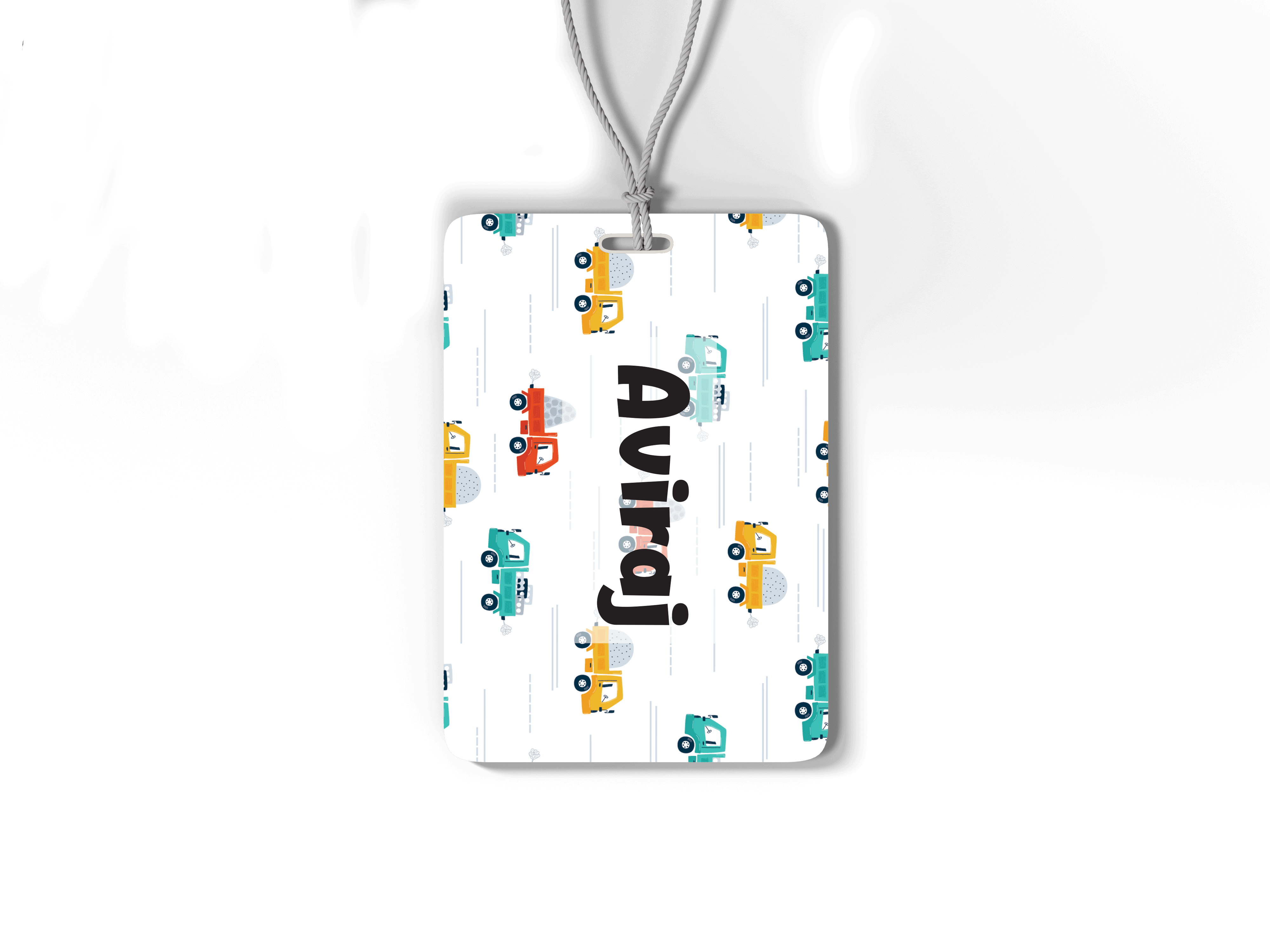 Bag Tag - Personalised - Trucks